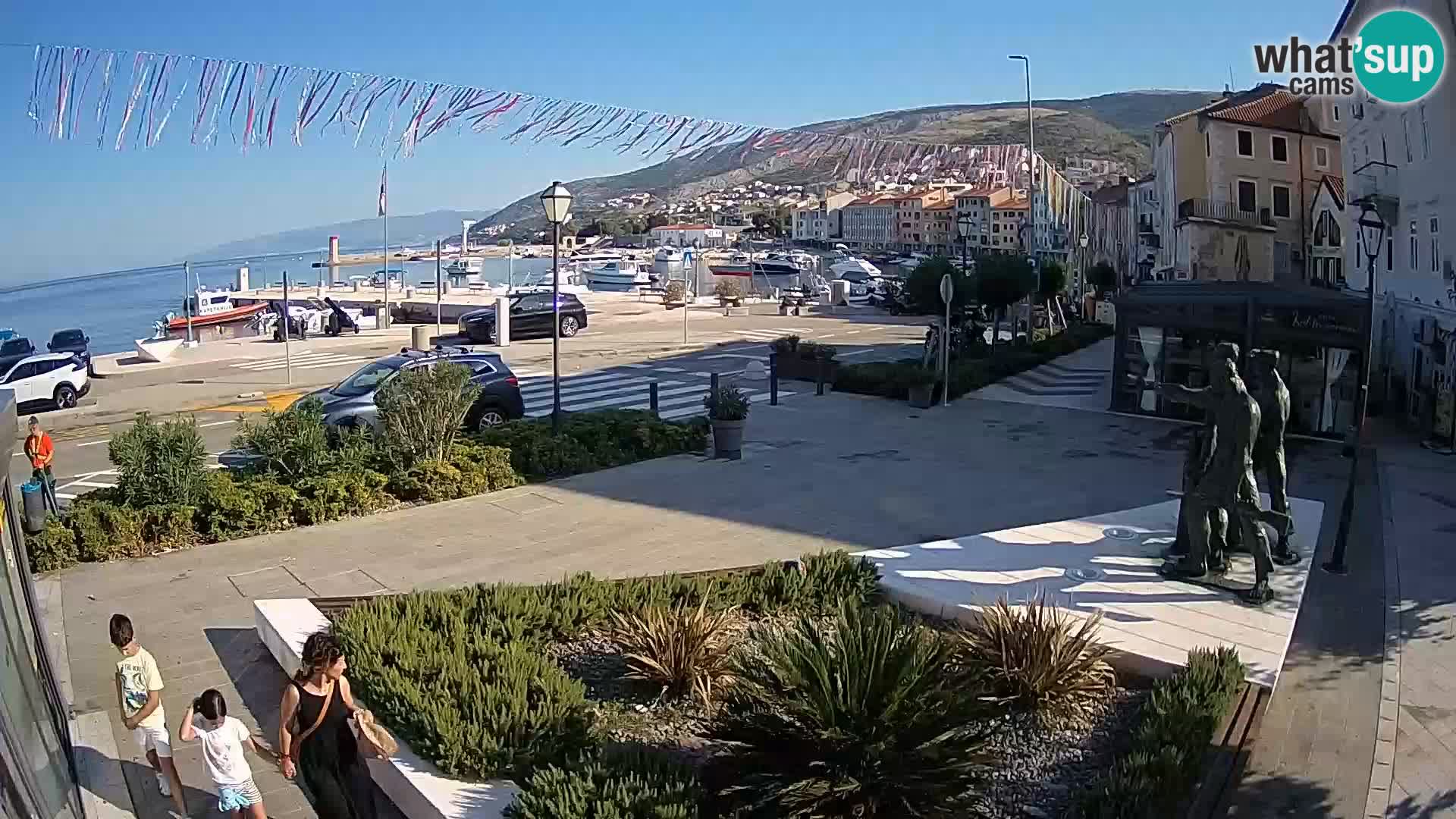 Live-Webcam Senj Riva – direkt am Meer – Kroatien
