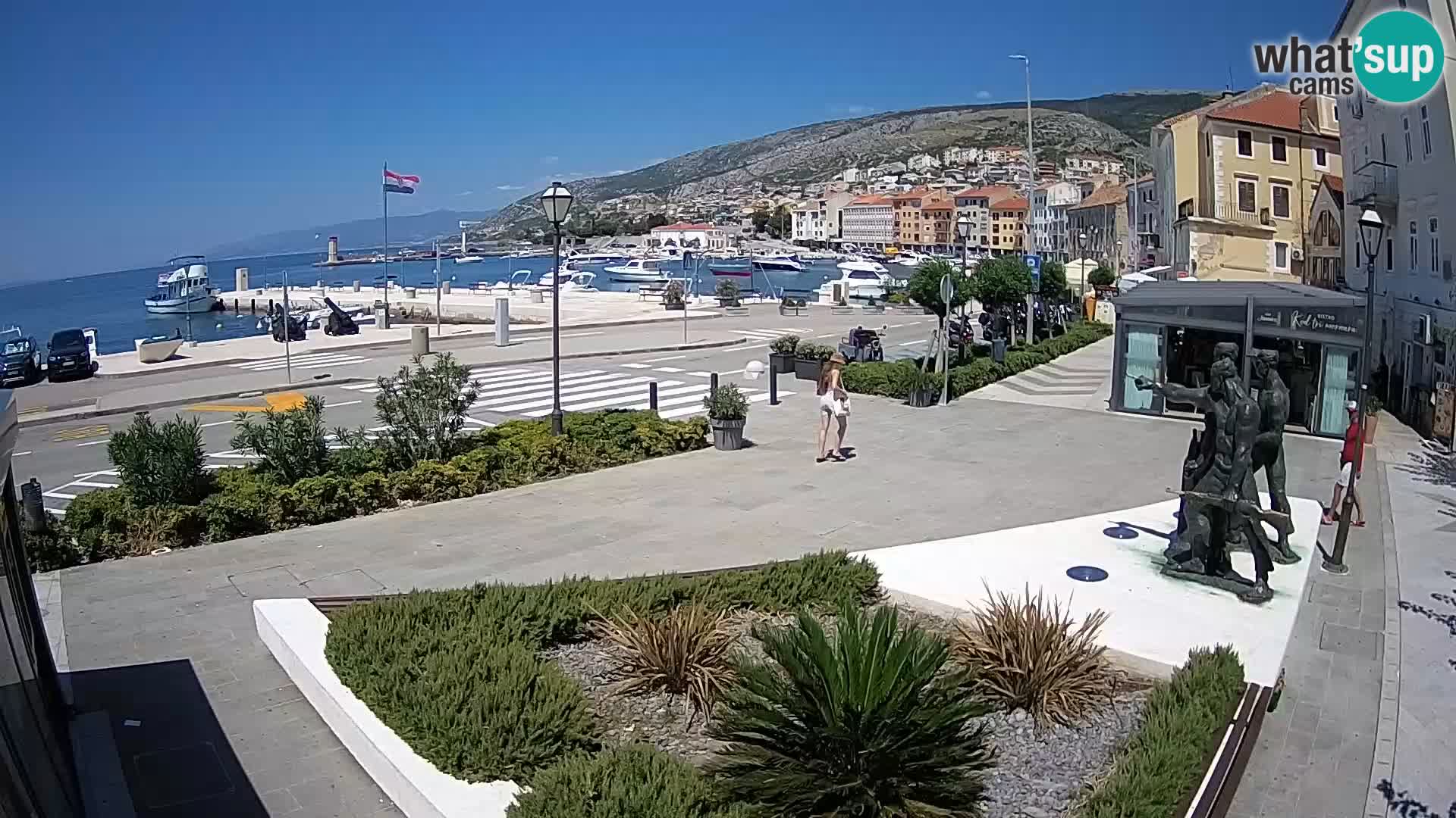 Spletna kamera v živo Senj riva – Hrvaška