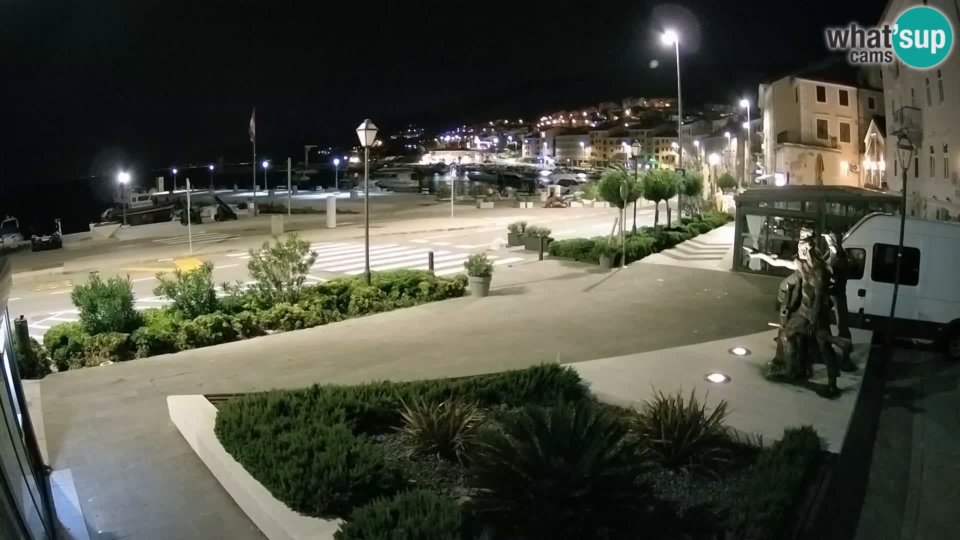 Live webcam Senj riva – seafront – Croatia