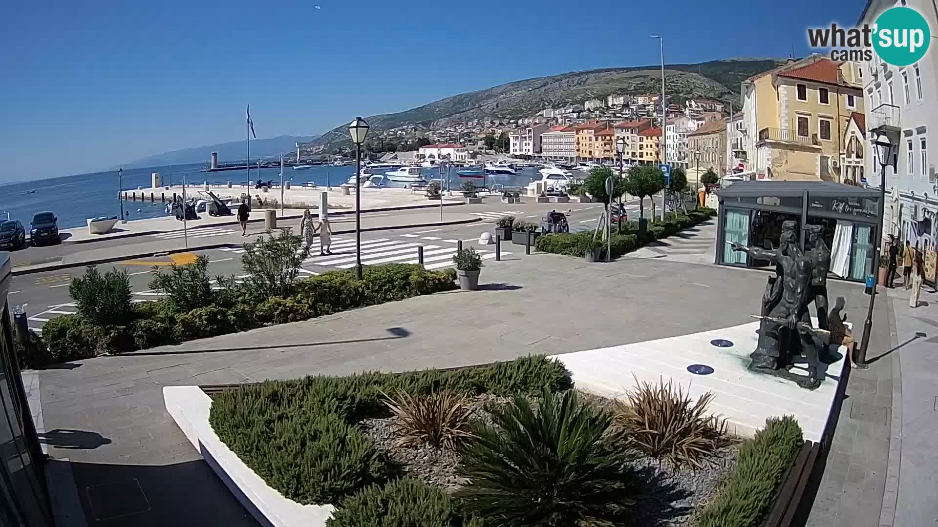 Webcam en vivo Senj riva – paseo marítimo