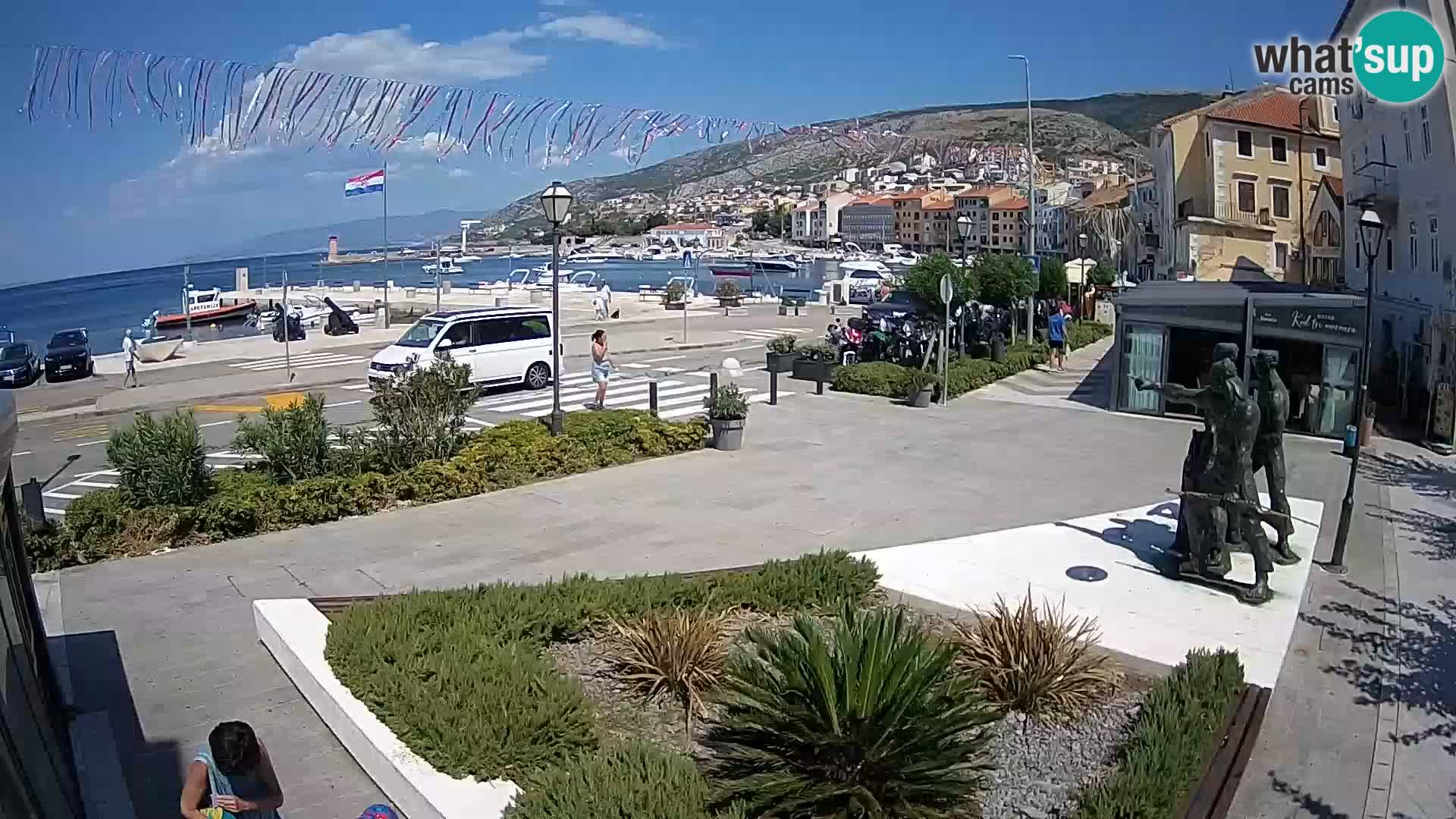 Live-Webcam Senj Riva – direkt am Meer – Kroatien
