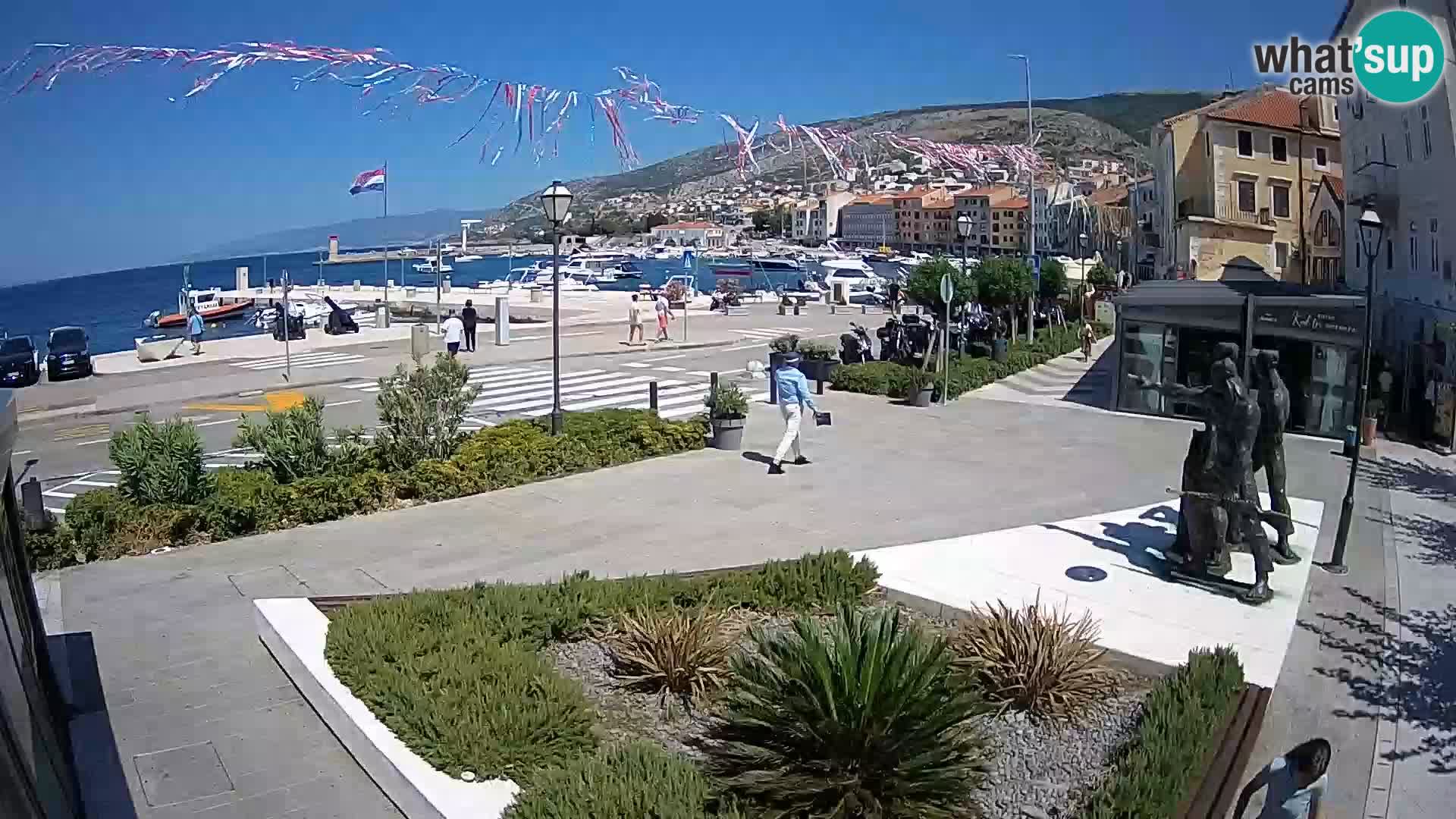 Live webcam Senj riva – seafront – Croatia