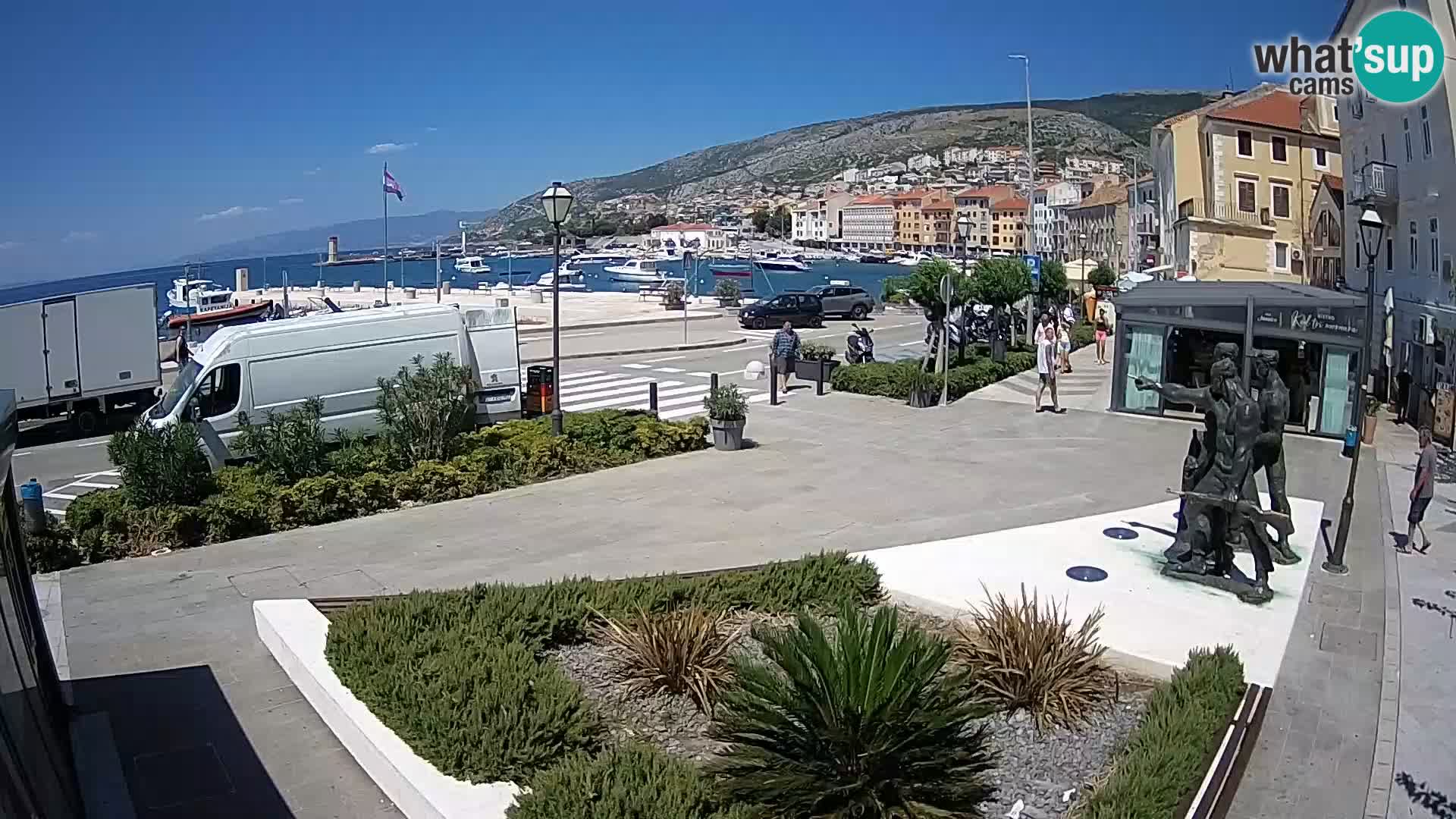 Spletna kamera v živo Senj riva – Hrvaška