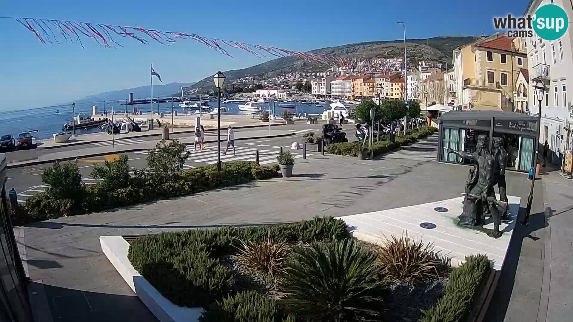 Live webcam Senj riva – seafront – Croatia