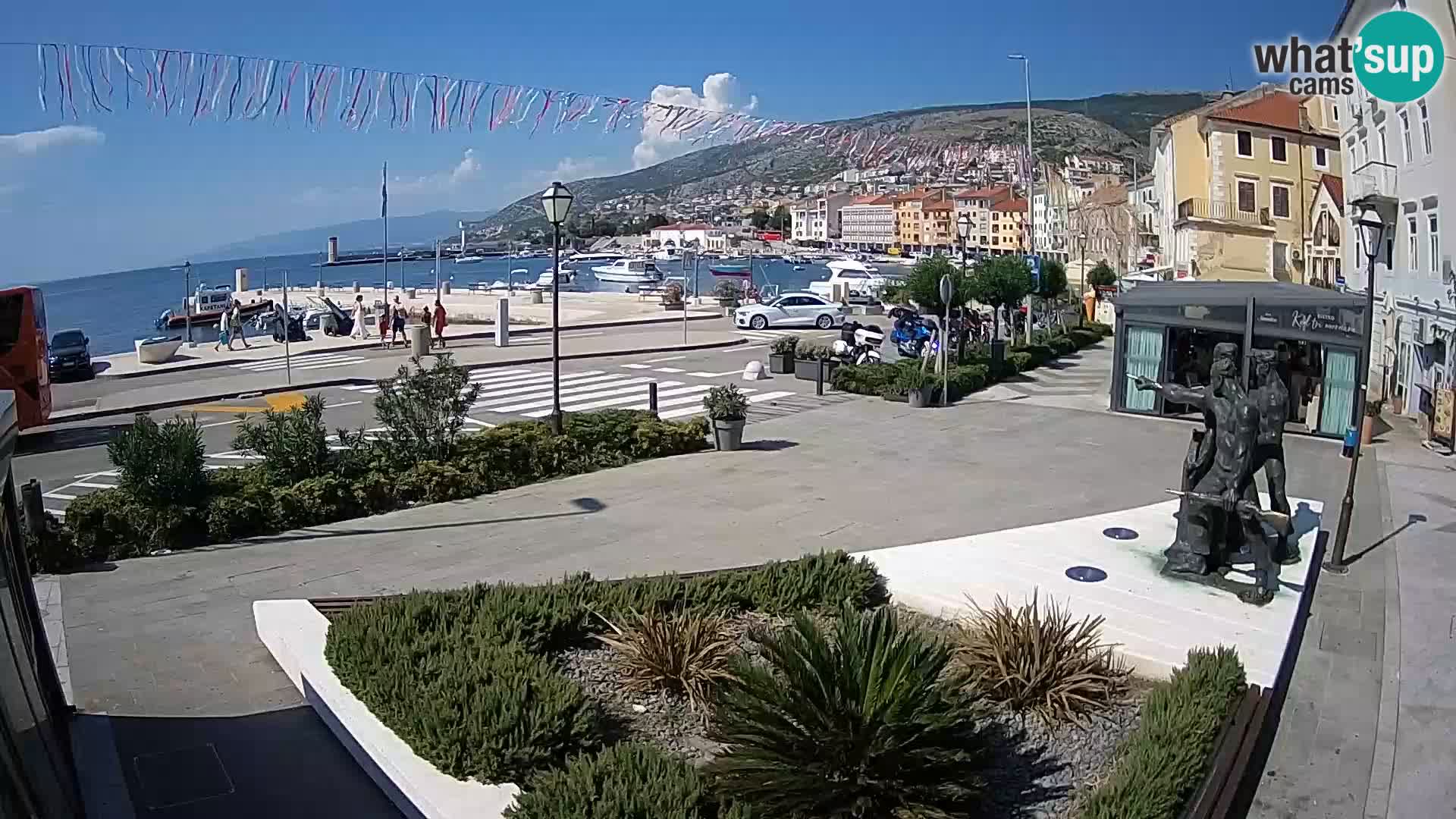 Live-Webcam Senj Riva – direkt am Meer – Kroatien