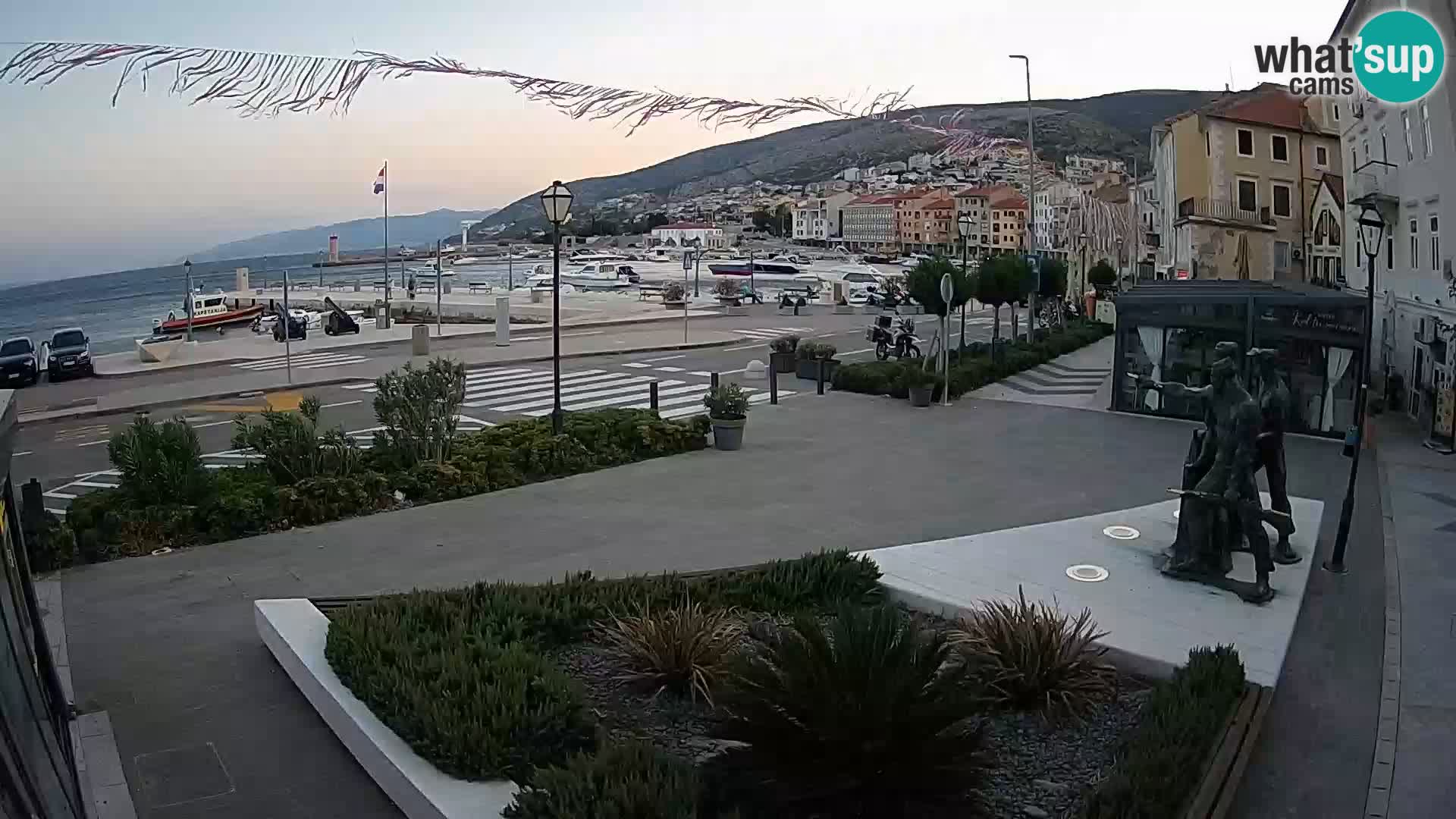 Spletna kamera v živo Senj riva – Hrvaška