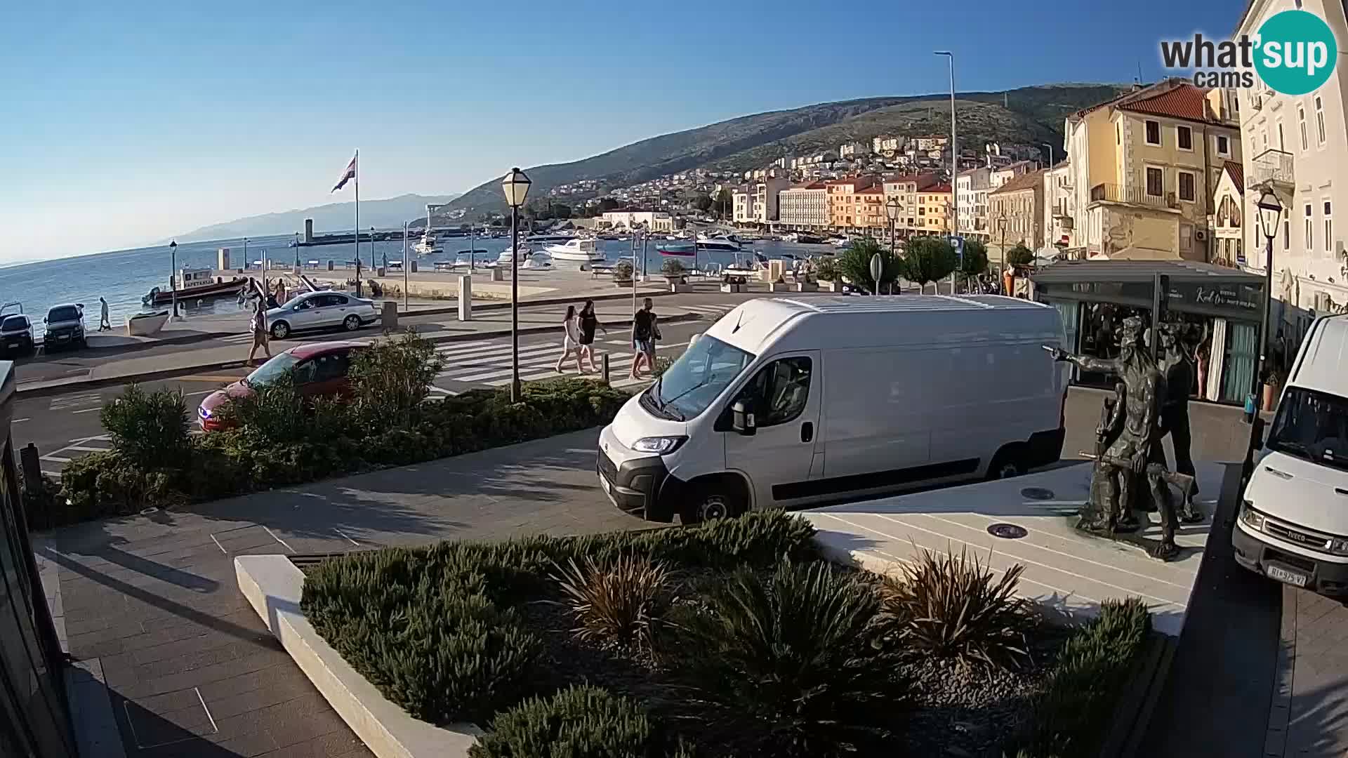 Webcam en vivo Senj riva – paseo marítimo