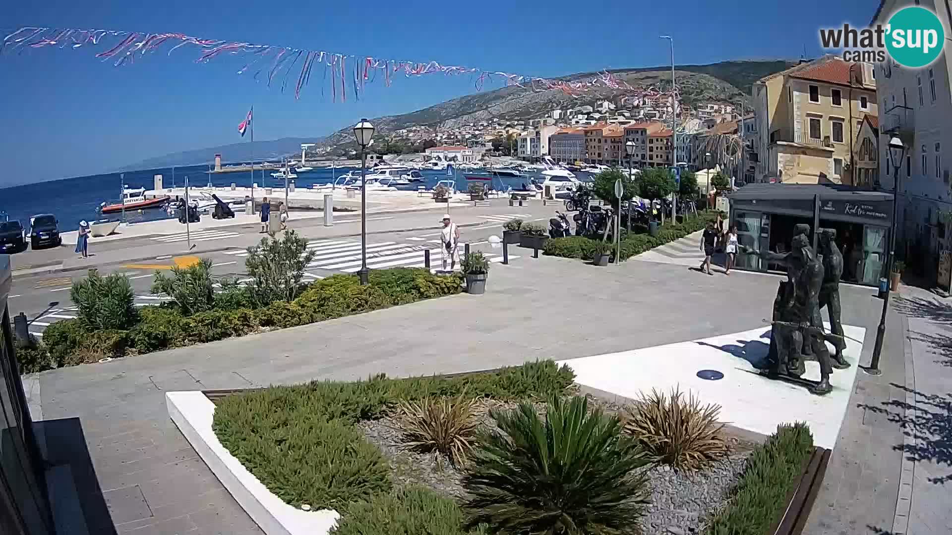 Live-Webcam Senj Riva – direkt am Meer – Kroatien