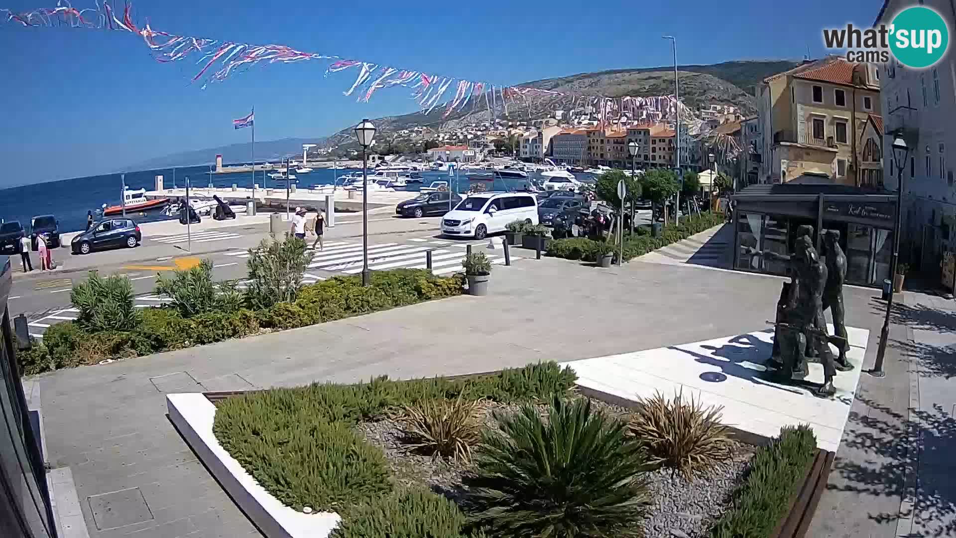 Live webcam Senj riva – seafront – Croatia