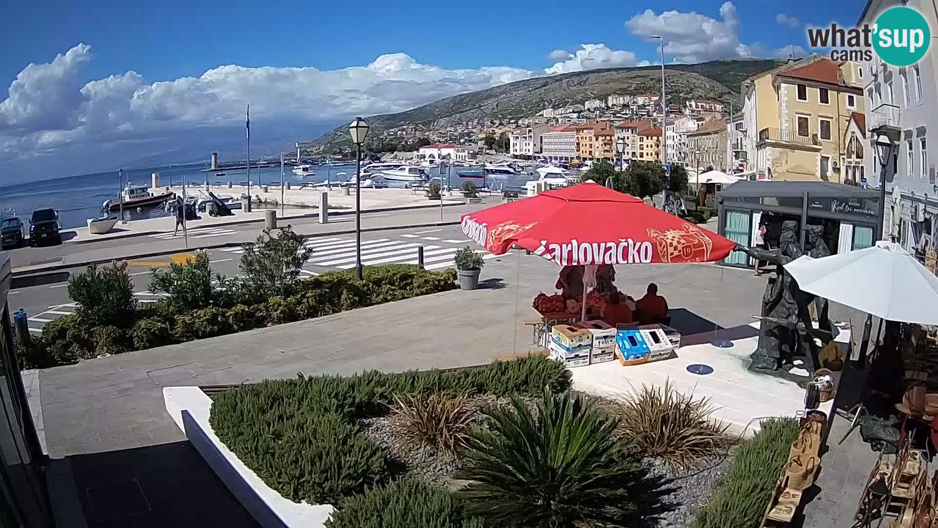 Live webcam Senj riva – seafront – Croatia