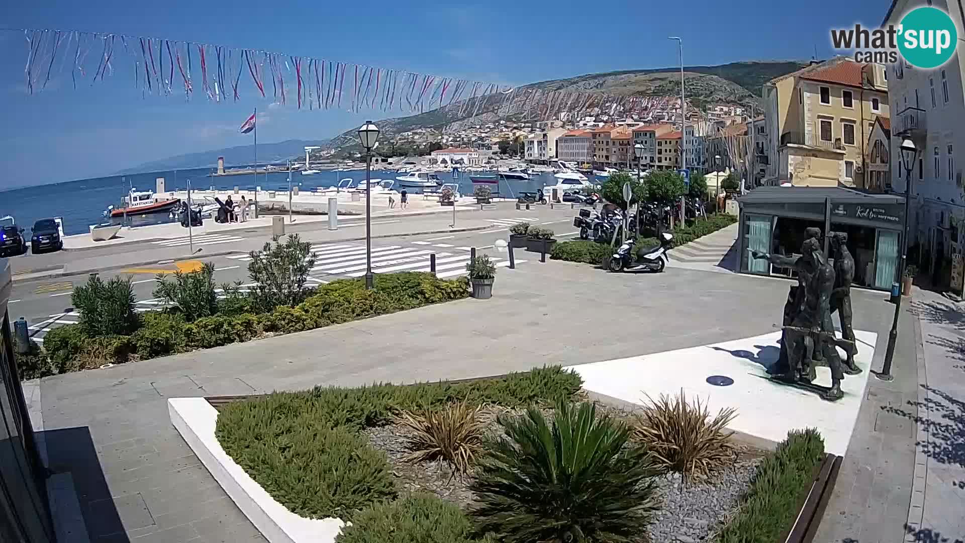 Spletna kamera v živo Senj riva – Hrvaška