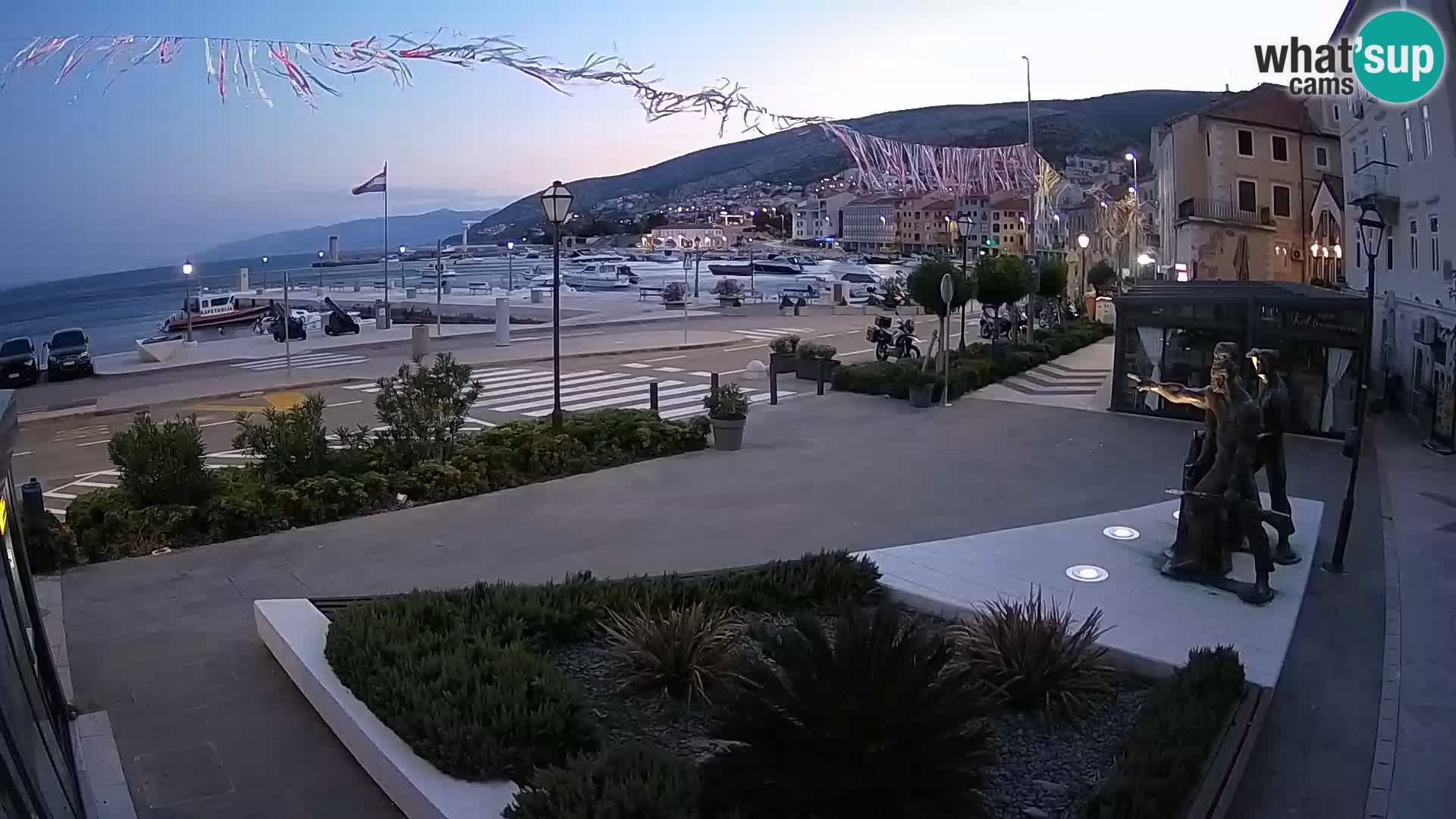 Live-Webcam Senj Riva – direkt am Meer – Kroatien