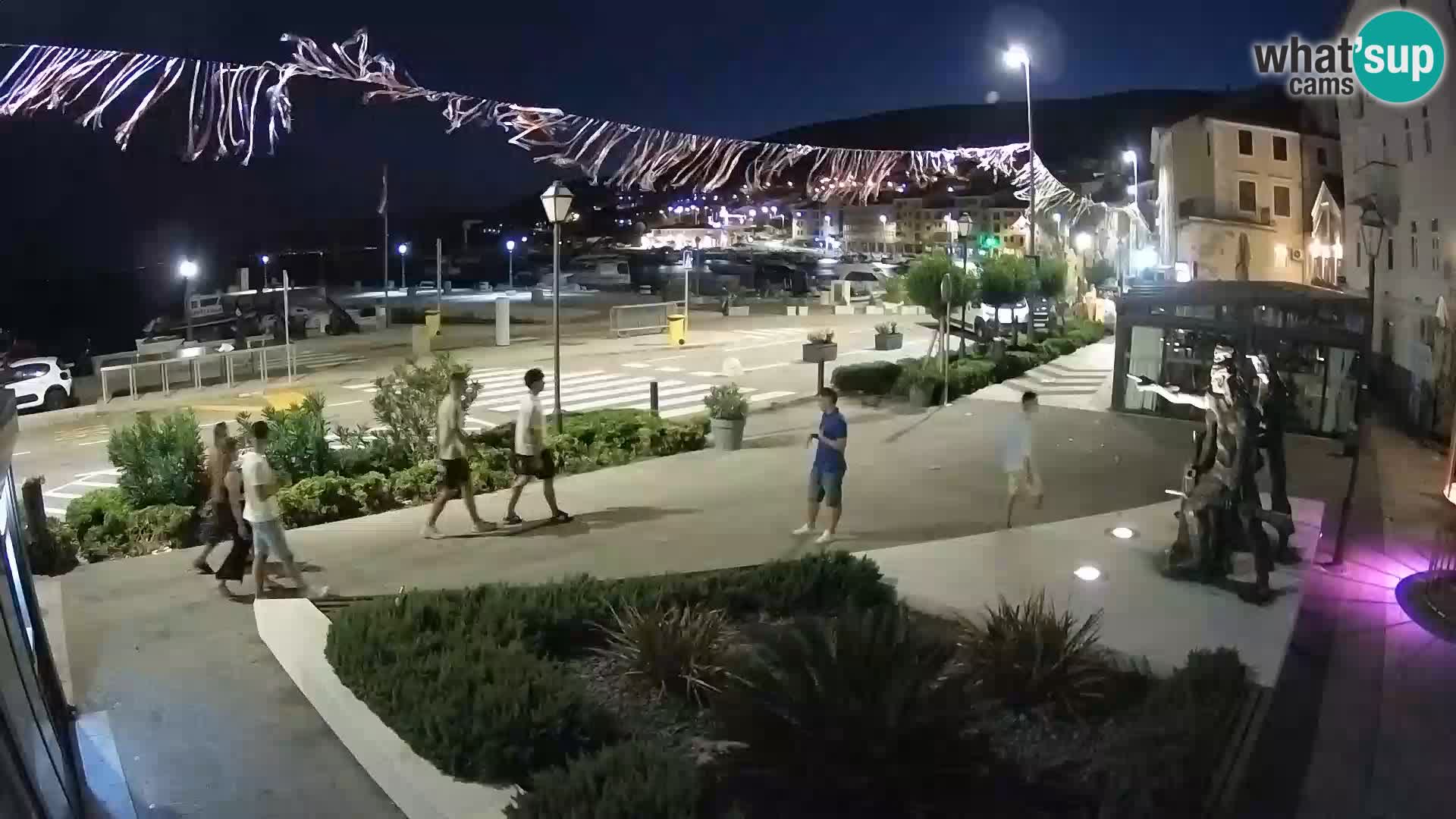 Live-Webcam Senj Riva – direkt am Meer – Kroatien