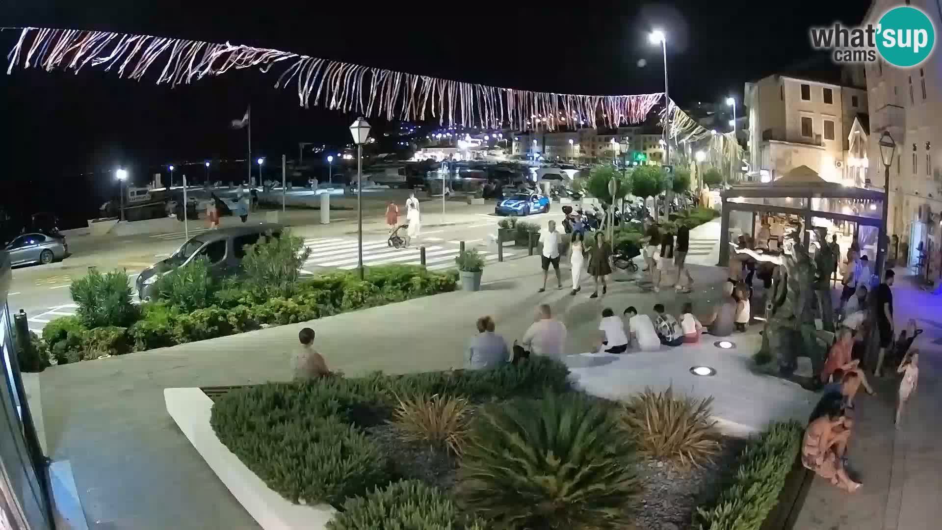 Live-Webcam Senj Riva – direkt am Meer – Kroatien