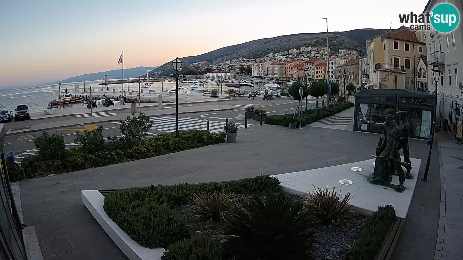 Live-Webcam Senj Riva – direkt am Meer – Kroatien