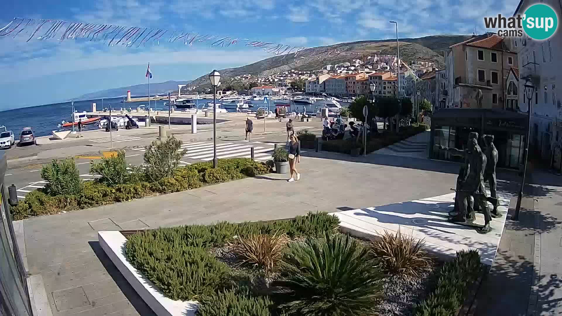 Spletna kamera v živo Senj riva – Hrvaška