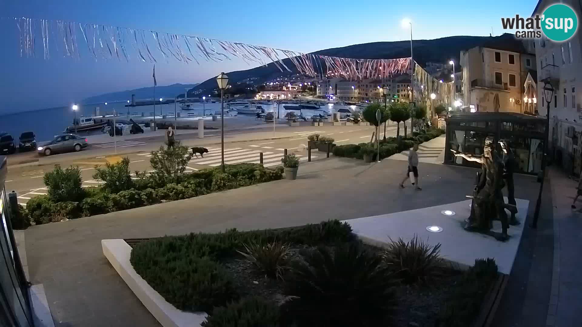 Live webcam Senj riva – seafront – Croatia