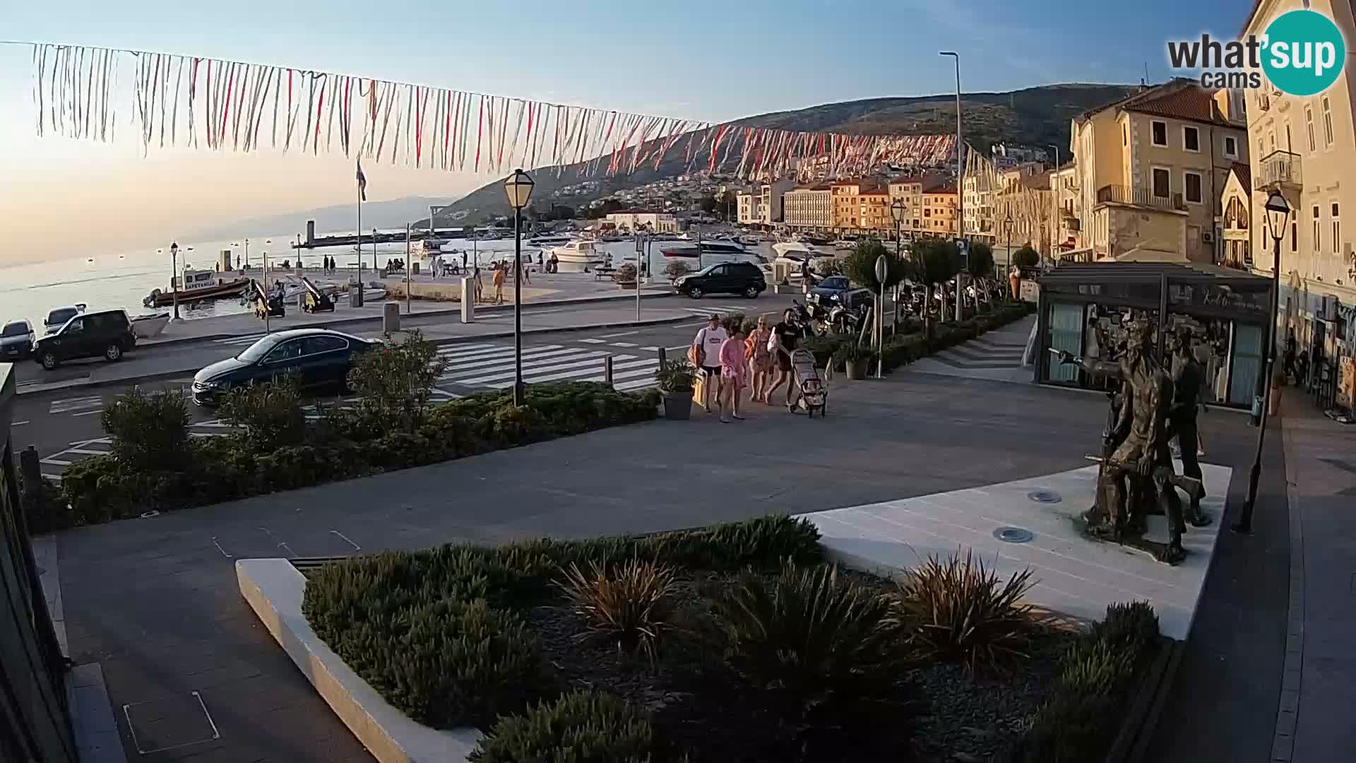 Live webcam Senj riva – seafront – Croatia
