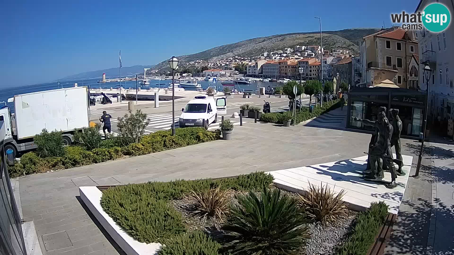 Live webcam Senj riva – seafront – Croatia