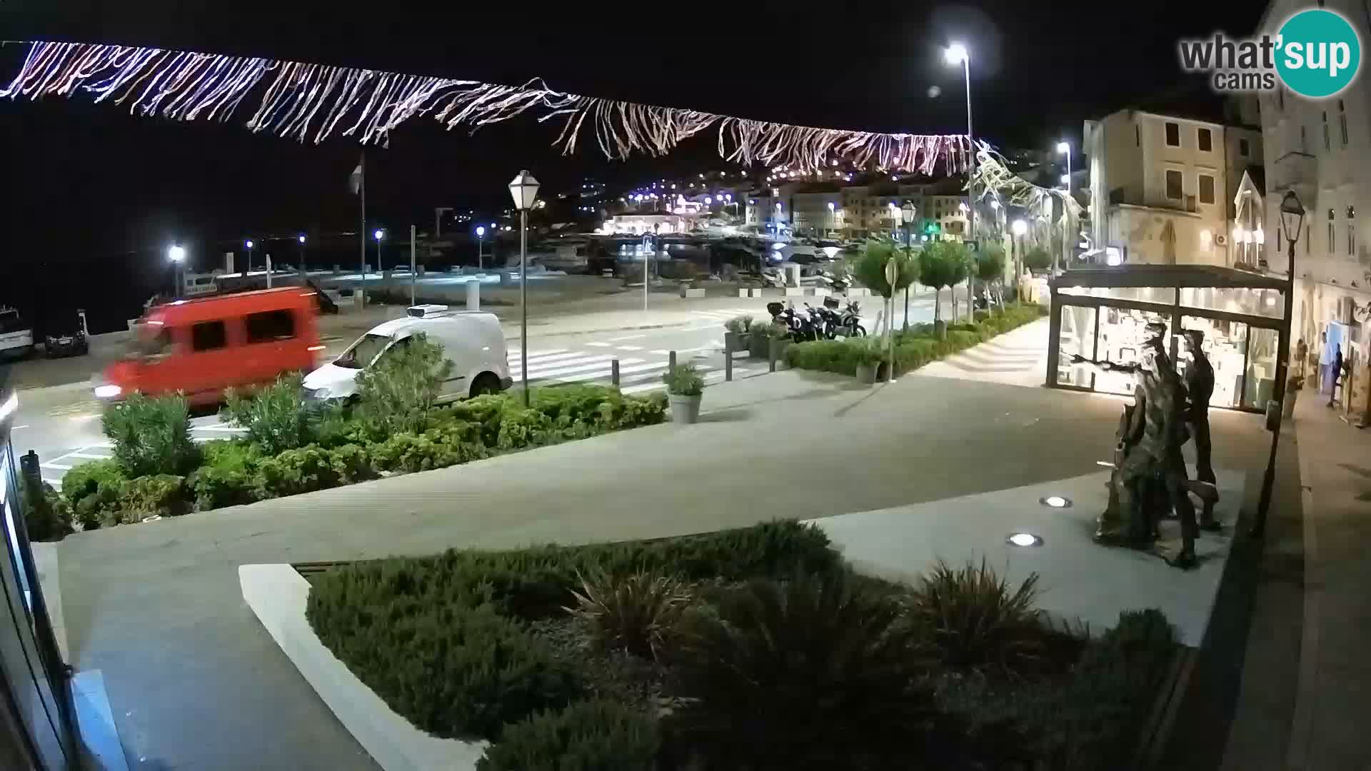 Live webcam Senj riva – seafront – Croatia