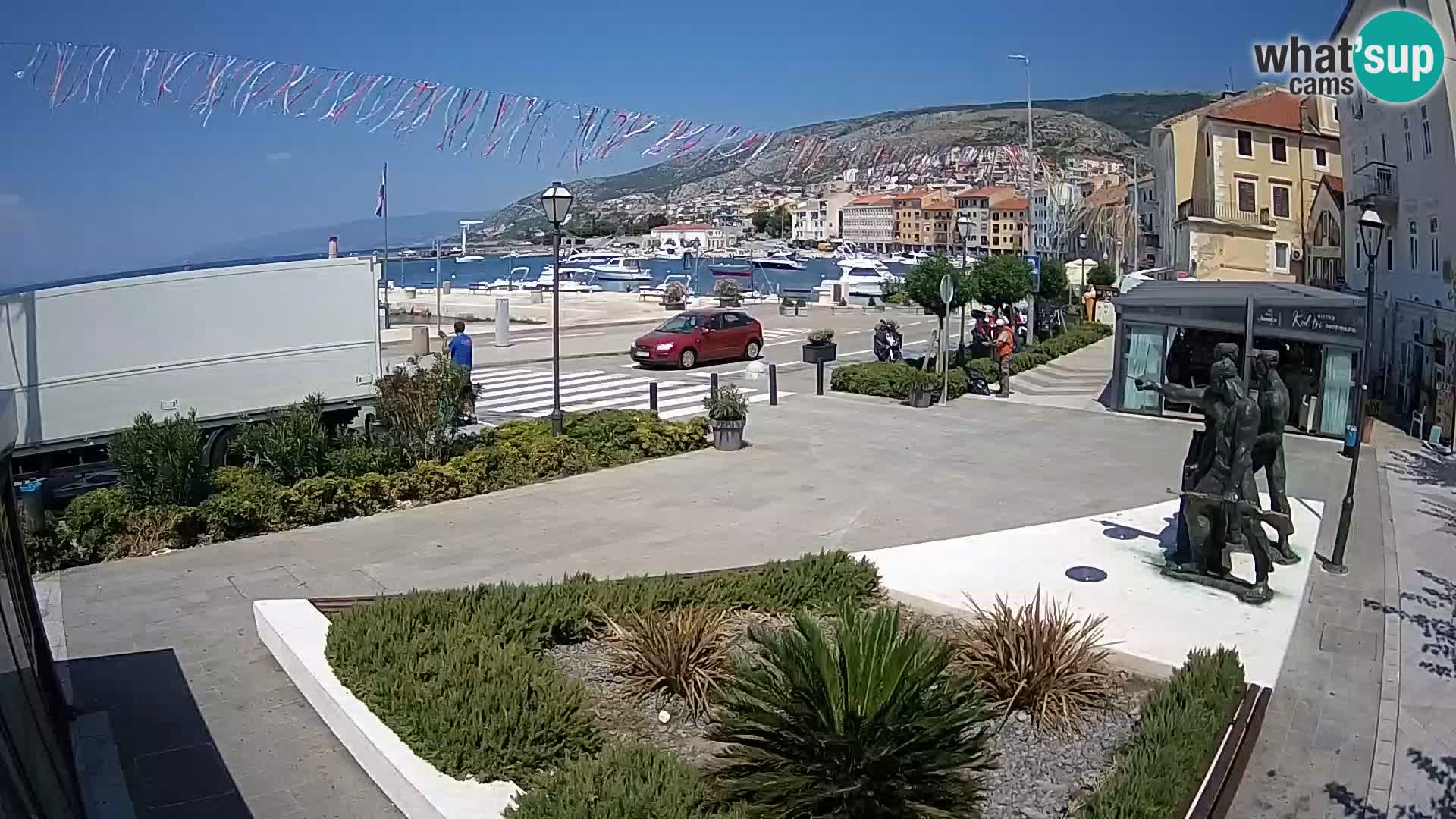 Live webcam Senj riva – seafront – Croatia