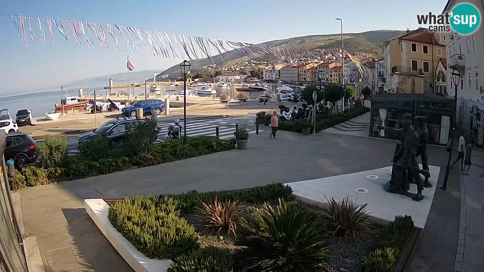 Live-Webcam Senj Riva – direkt am Meer – Kroatien