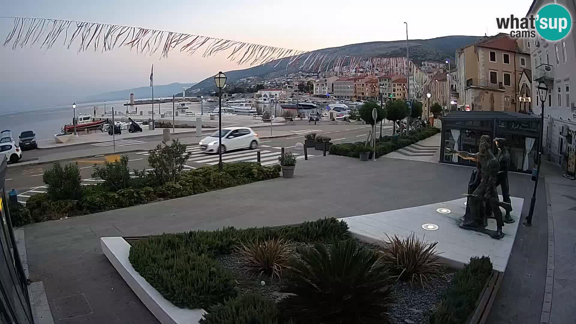 Live-Webcam Senj Riva – direkt am Meer – Kroatien