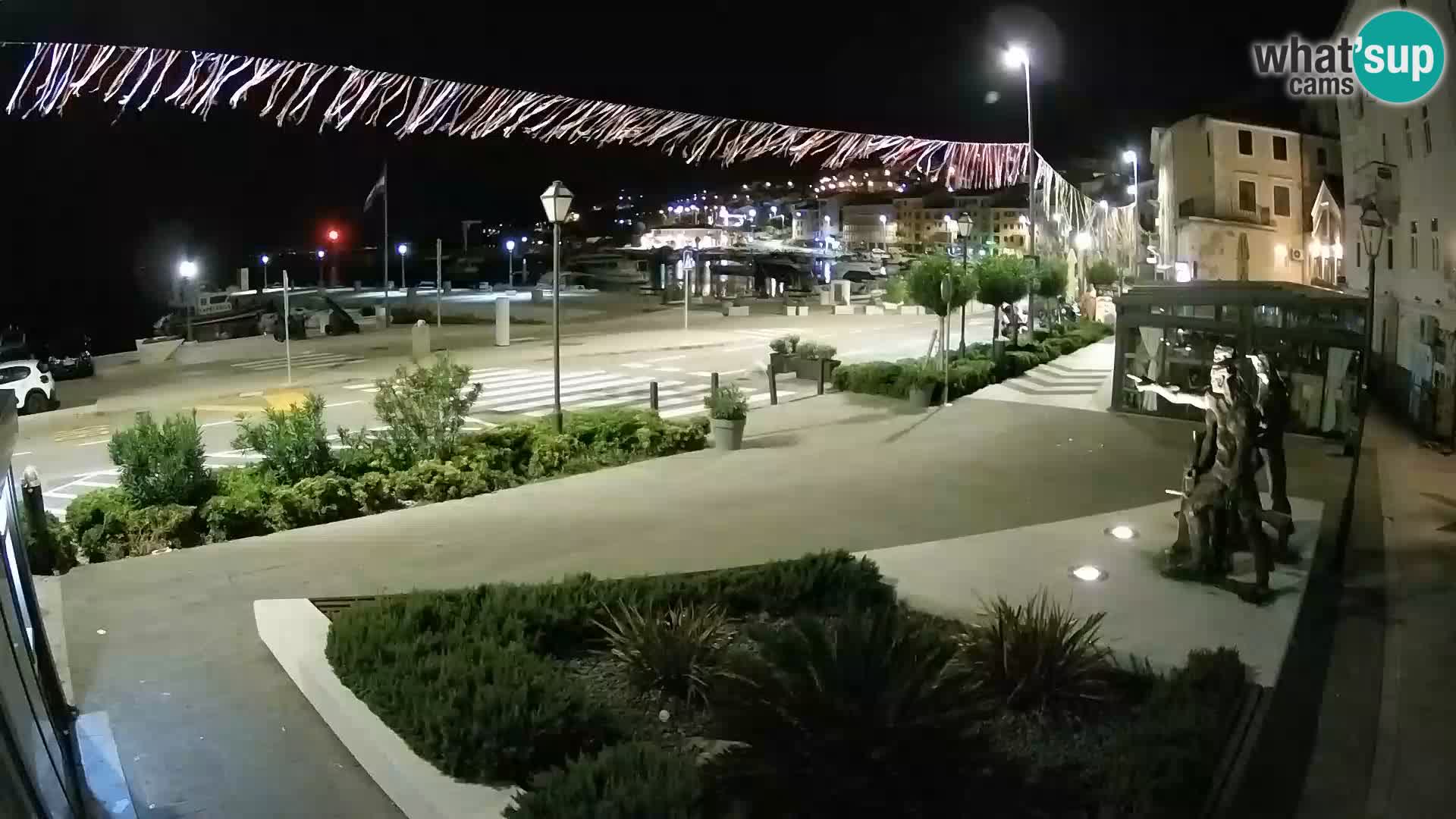 Live-Webcam Senj Riva – direkt am Meer – Kroatien