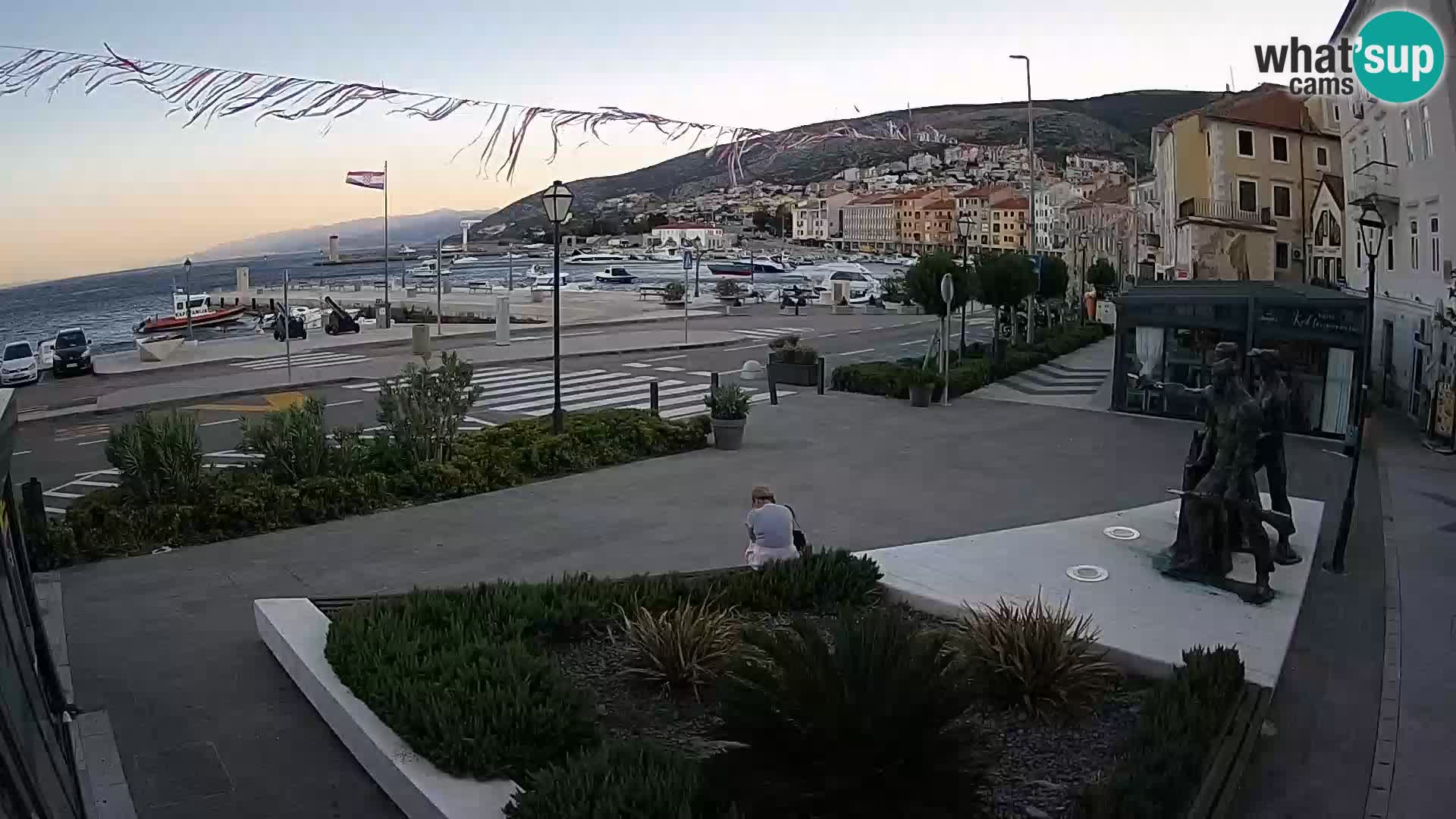 Live webcam Senj riva – seafront – Croatia