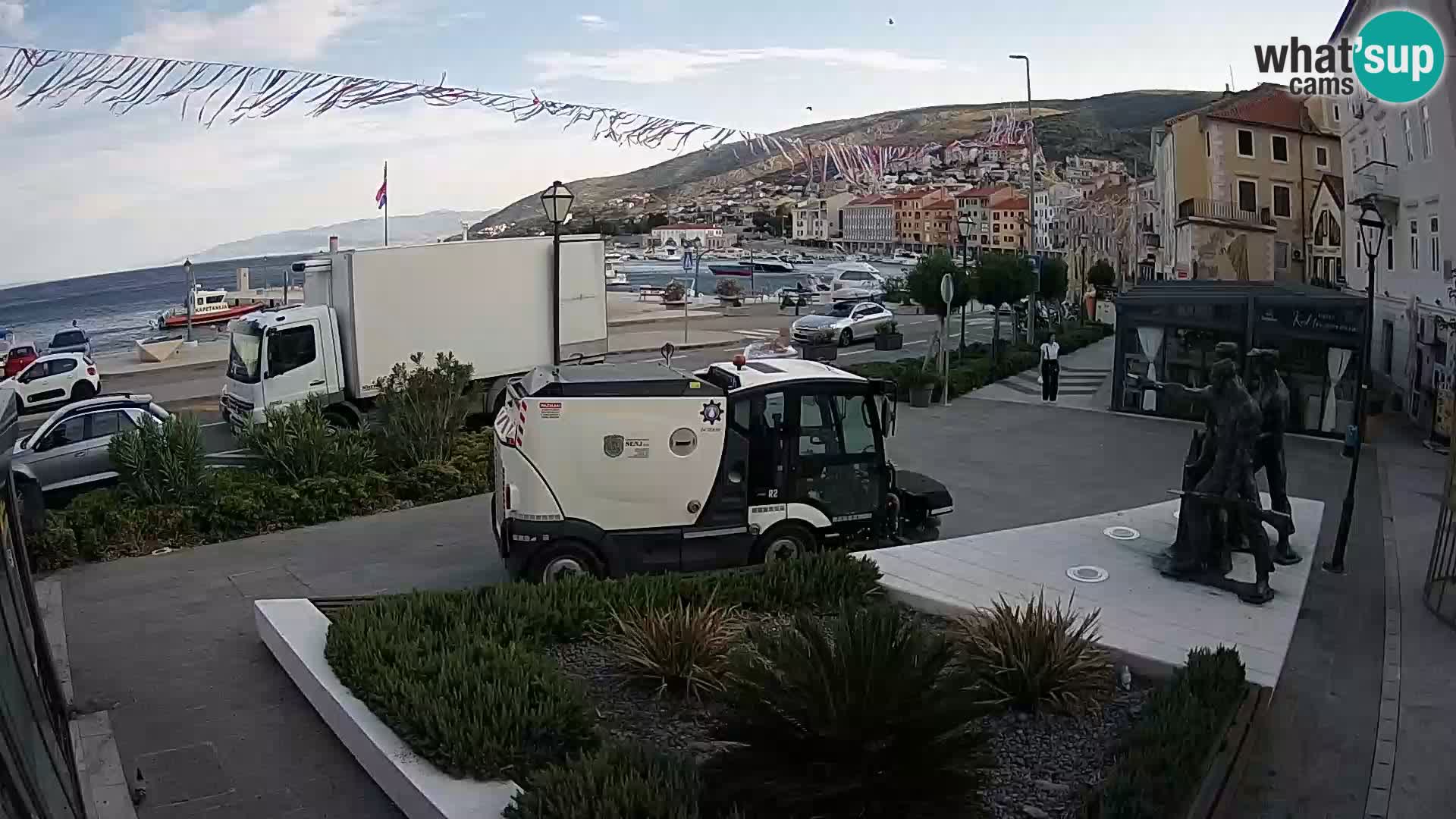 Live webcam Senj riva – seafront – Croatia