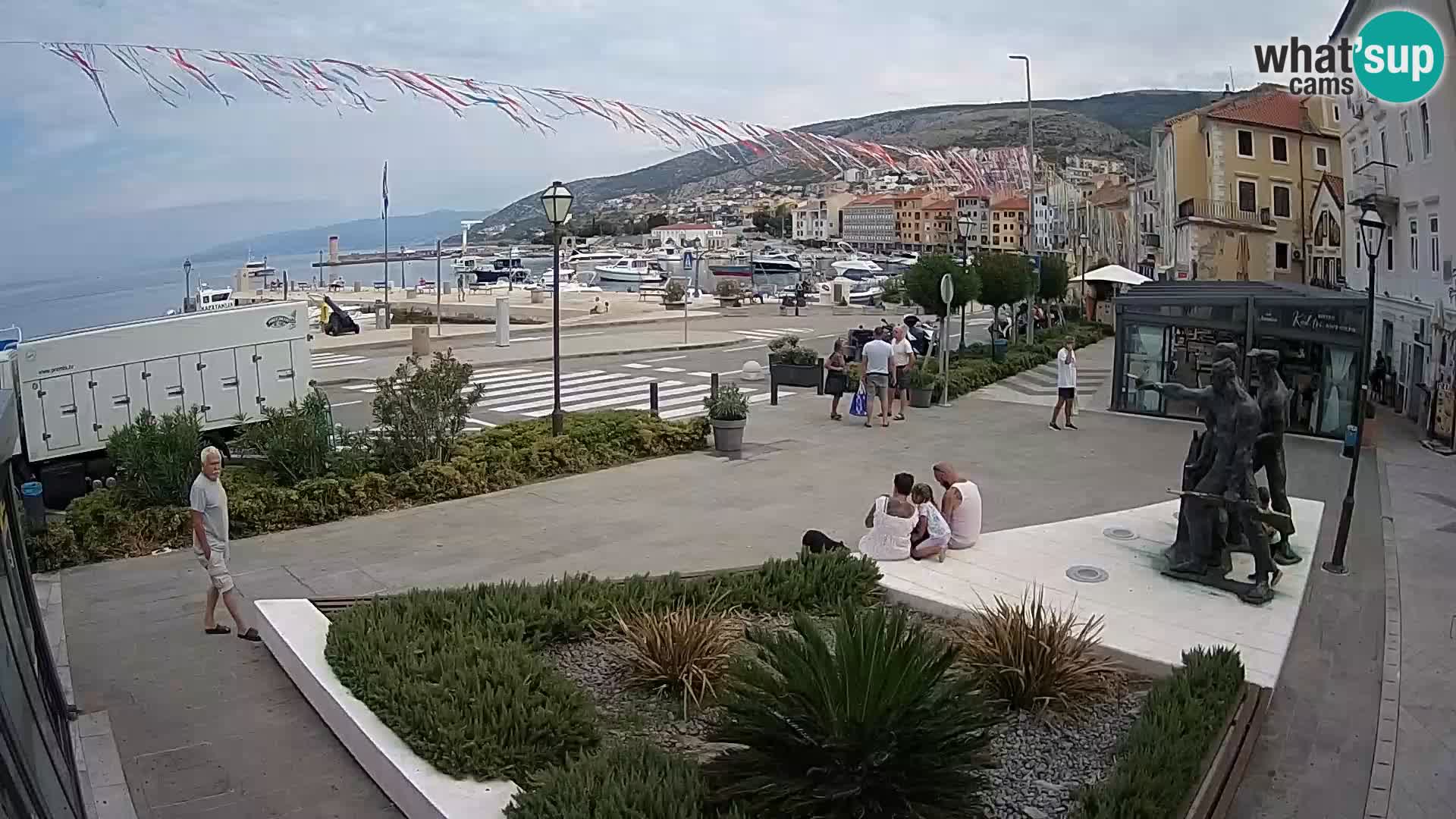 Webcam en vivo Senj riva – paseo marítimo
