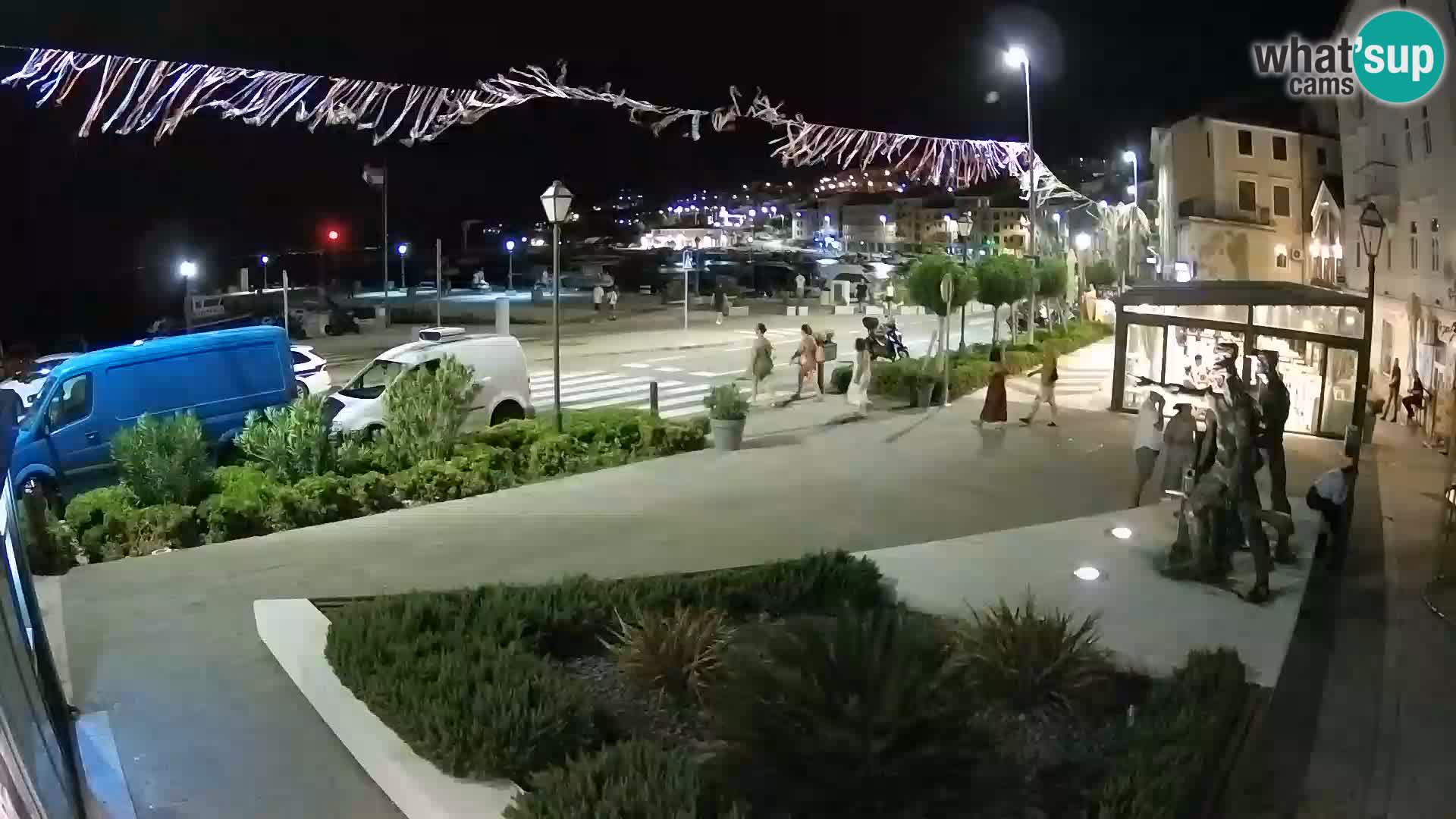 Live webcam Senj riva – seafront – Croatia