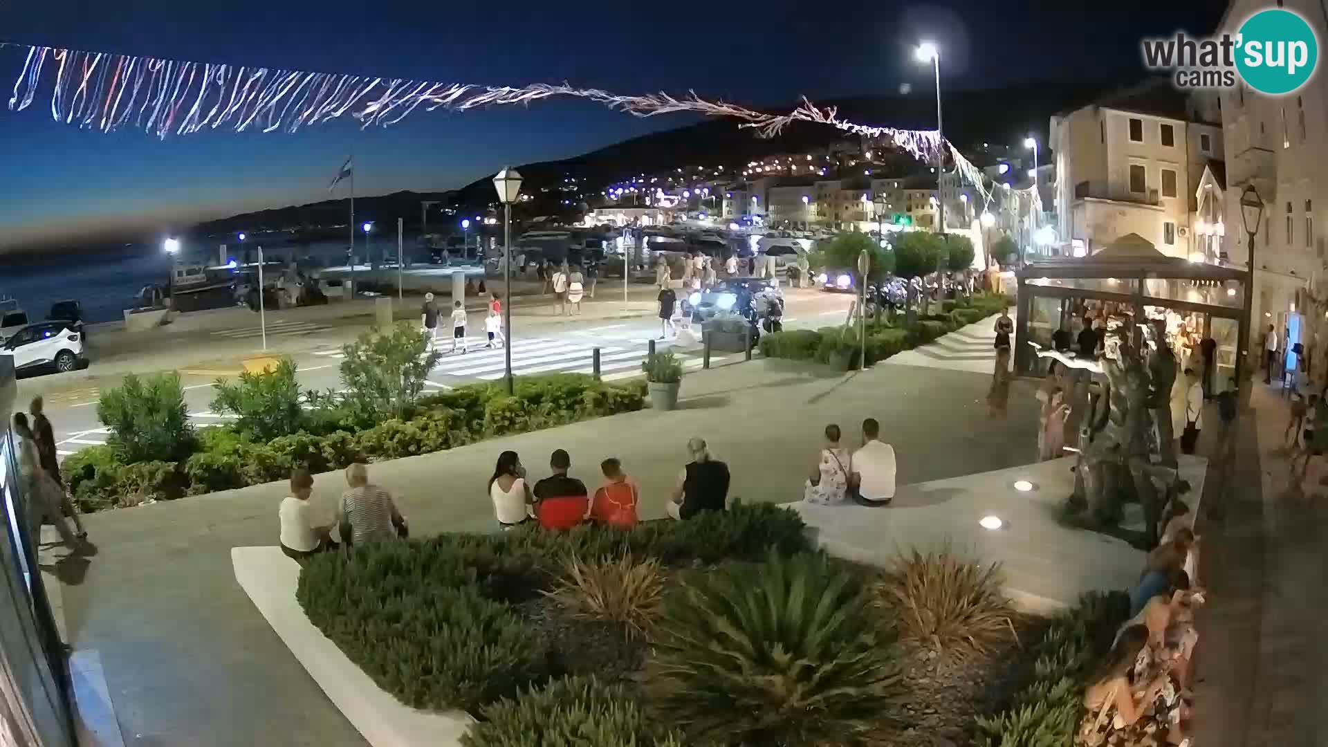 Live webcam Senj riva – seafront – Croatia