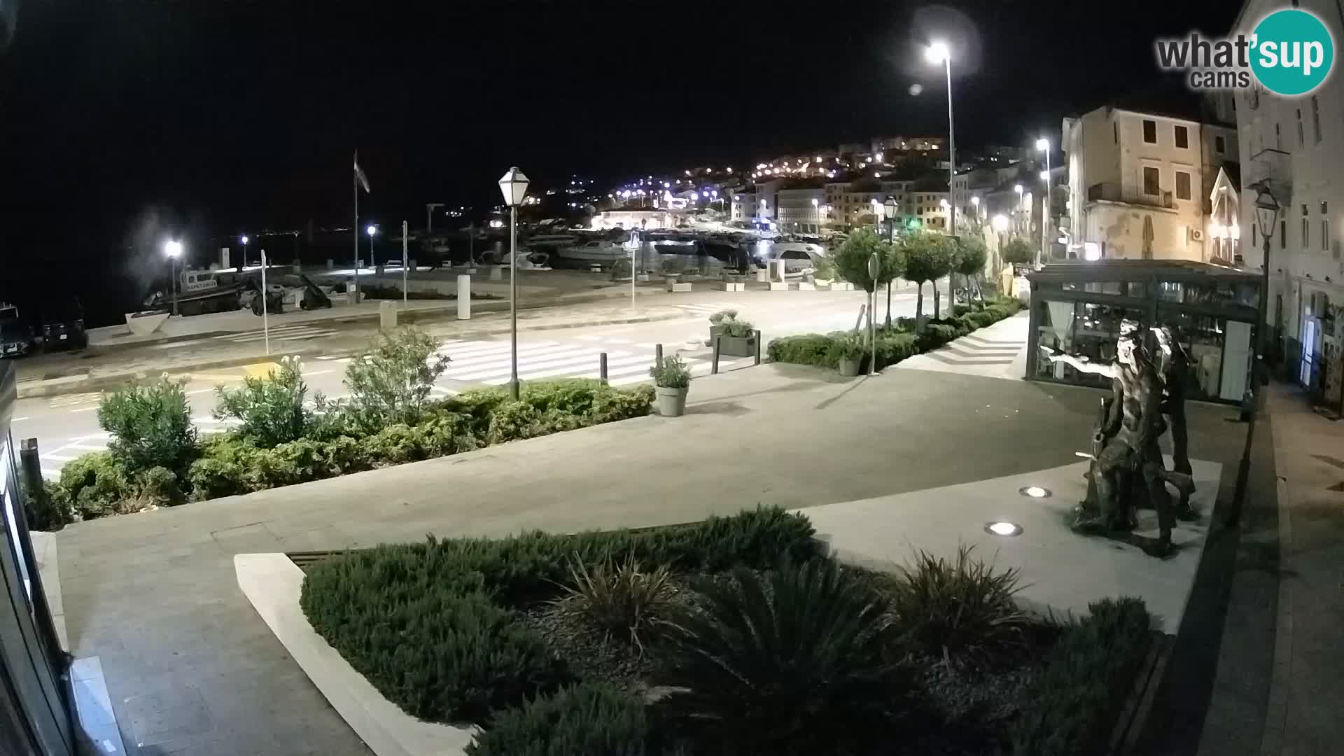 Live webcam Senj riva – seafront – Croatia