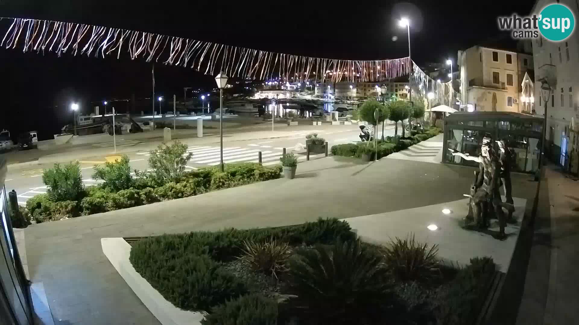 Live-Webcam Senj Riva – direkt am Meer – Kroatien