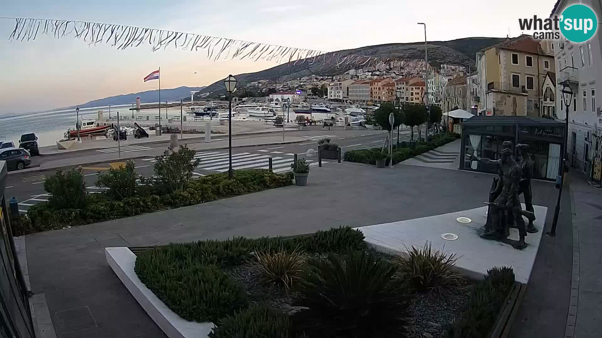 Live-Webcam Senj Riva – direkt am Meer – Kroatien
