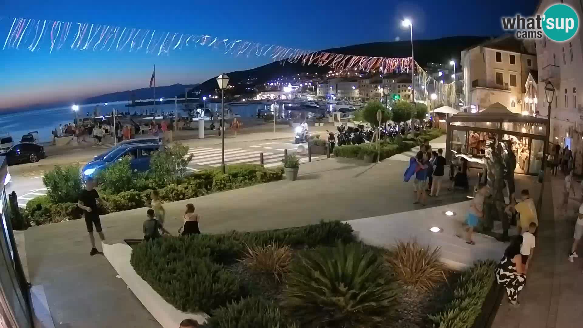 Live webcam Senj riva – seafront – Croatia
