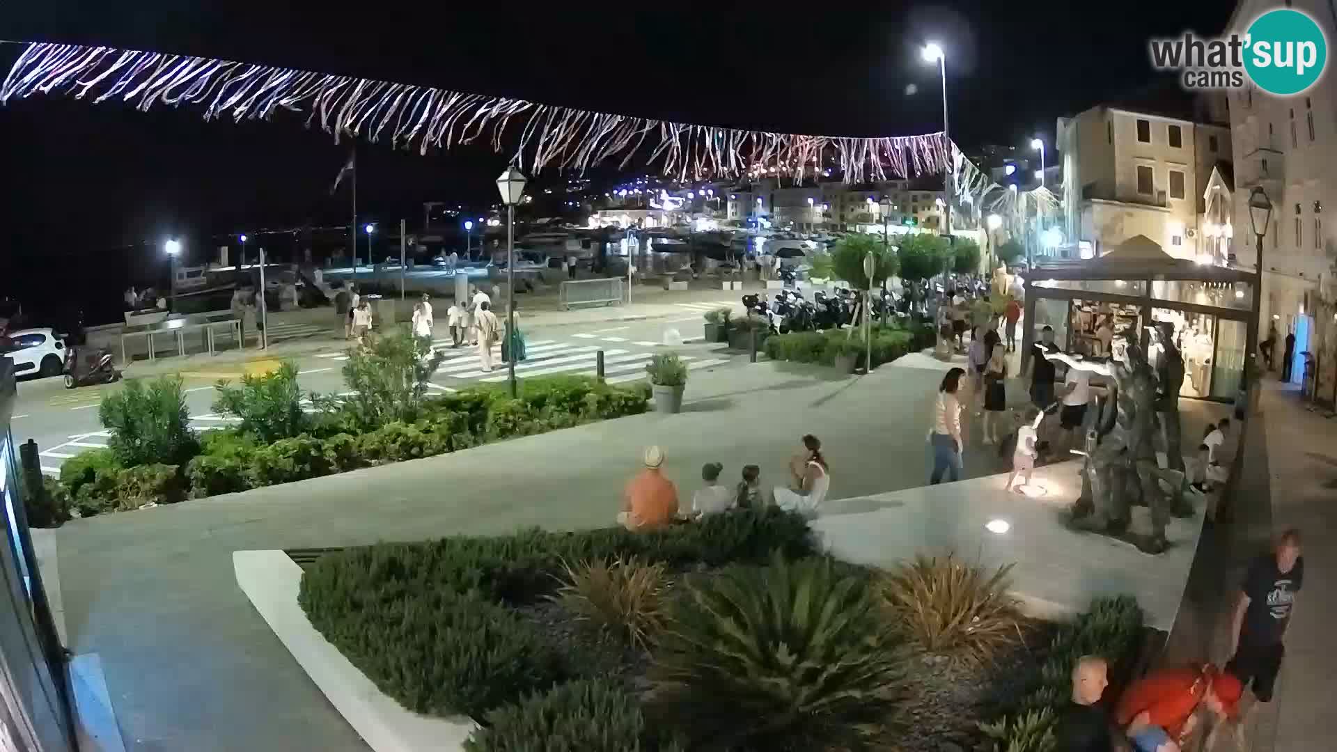 Live webcam Senj riva – seafront – Croatia