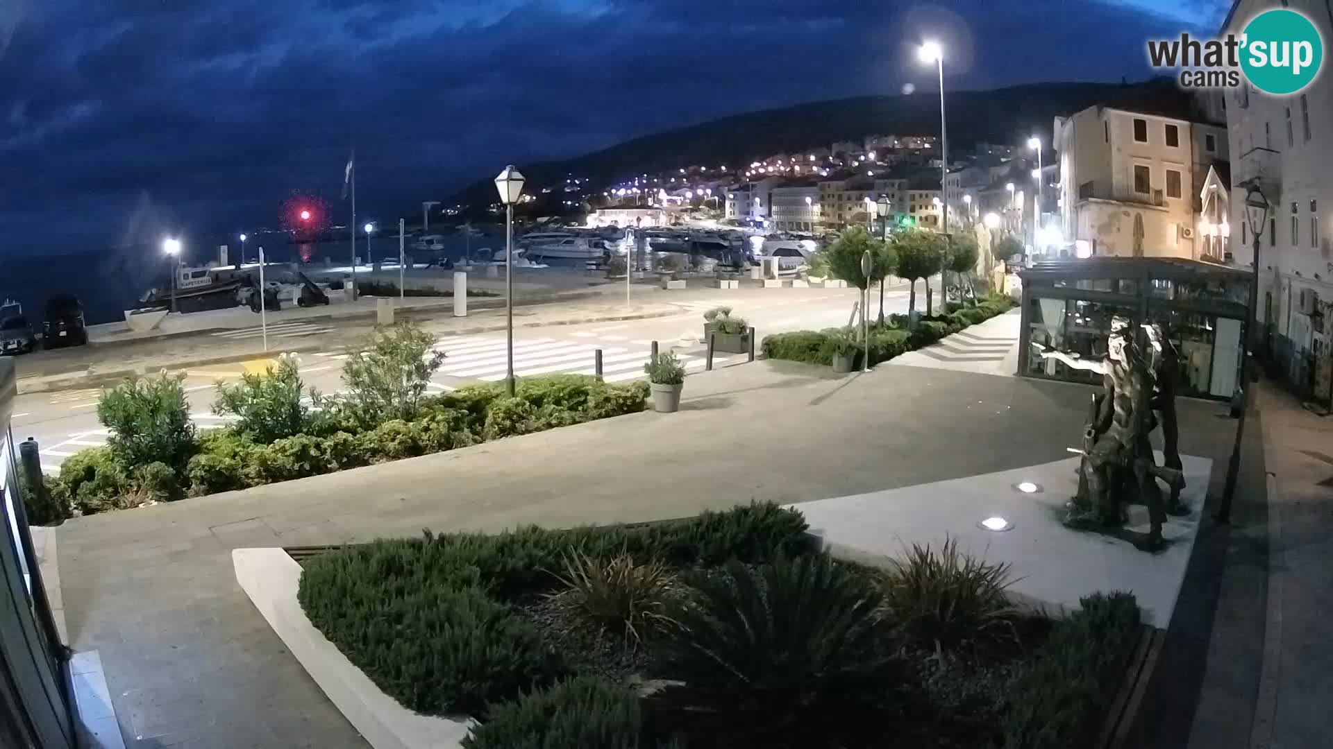 Live webcam Senj riva – seafront – Croatia