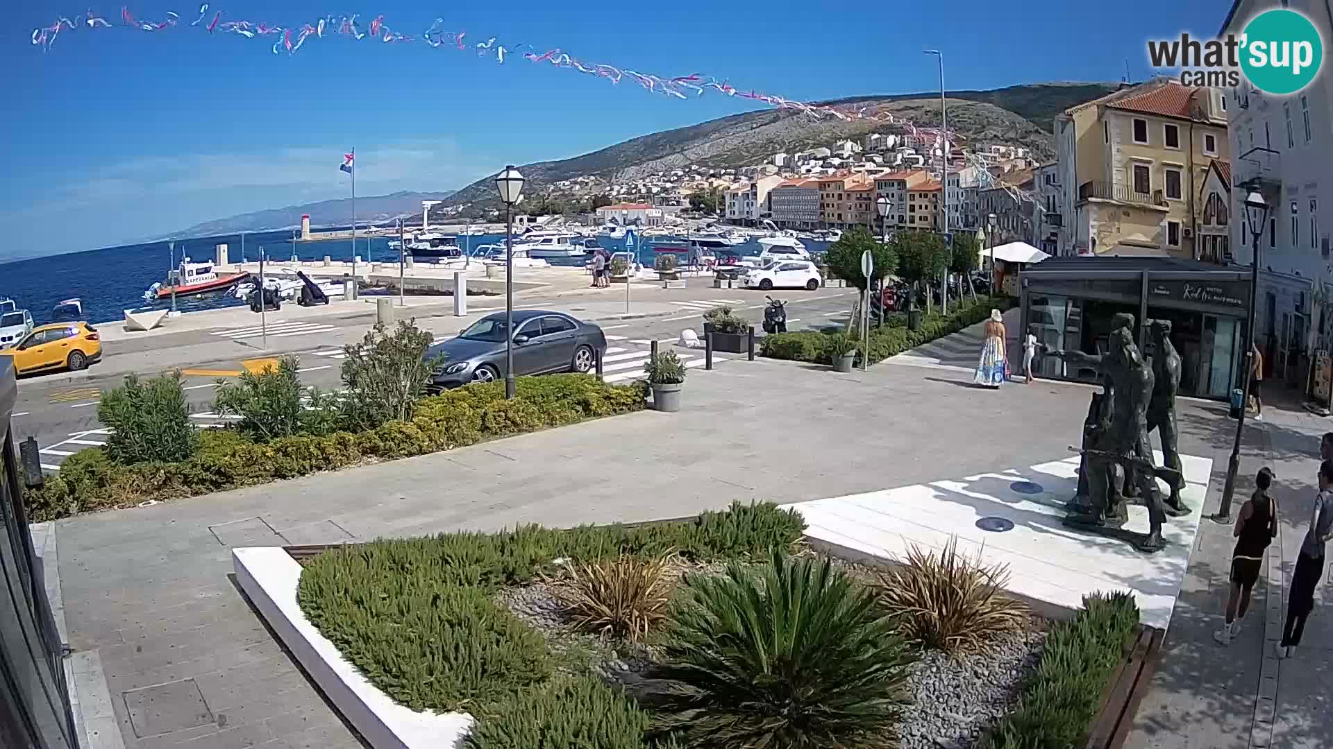 Live webcam Senj riva – seafront – Croatia