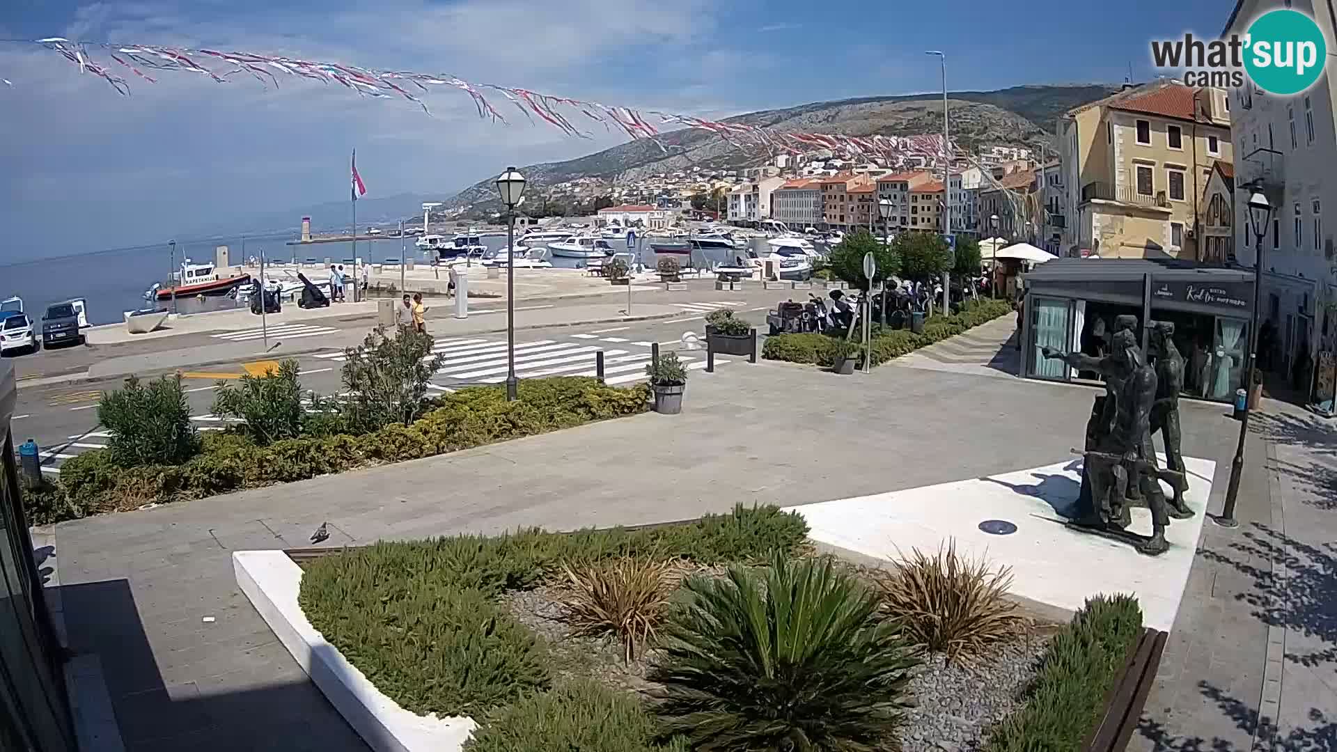 Live webcam Senj riva – seafront – Croatia