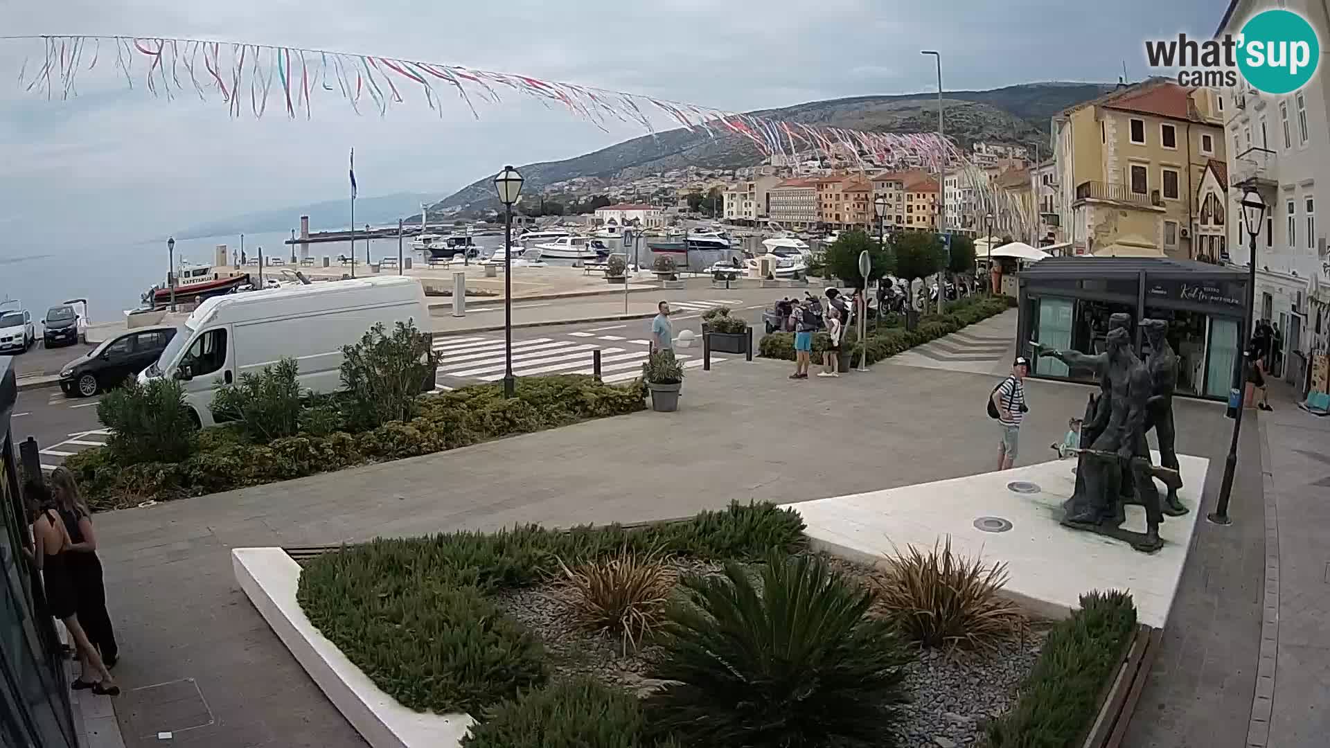 Live-Webcam Senj Riva – direkt am Meer – Kroatien