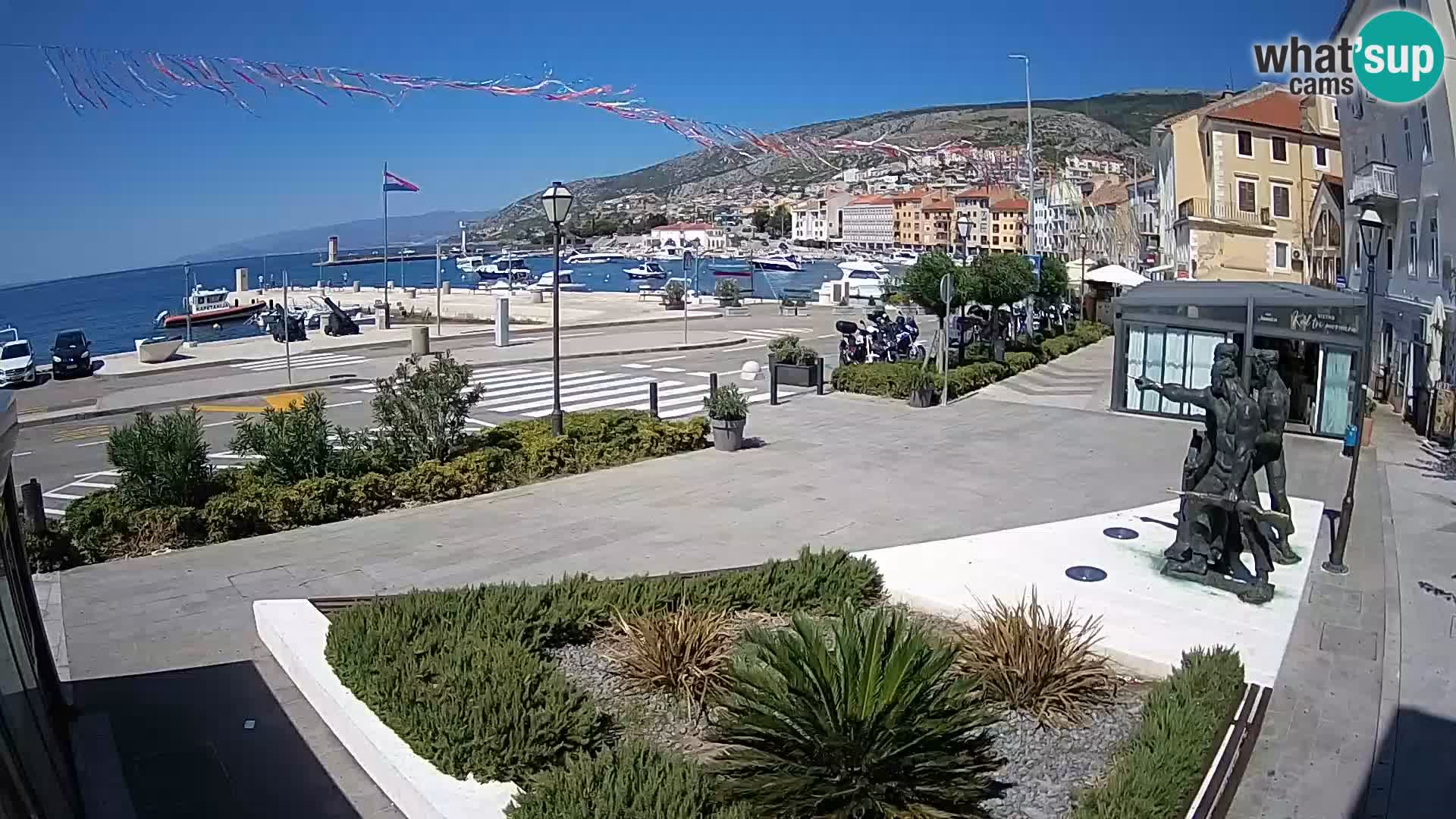Live webcam Senj riva – seafront – Croatia