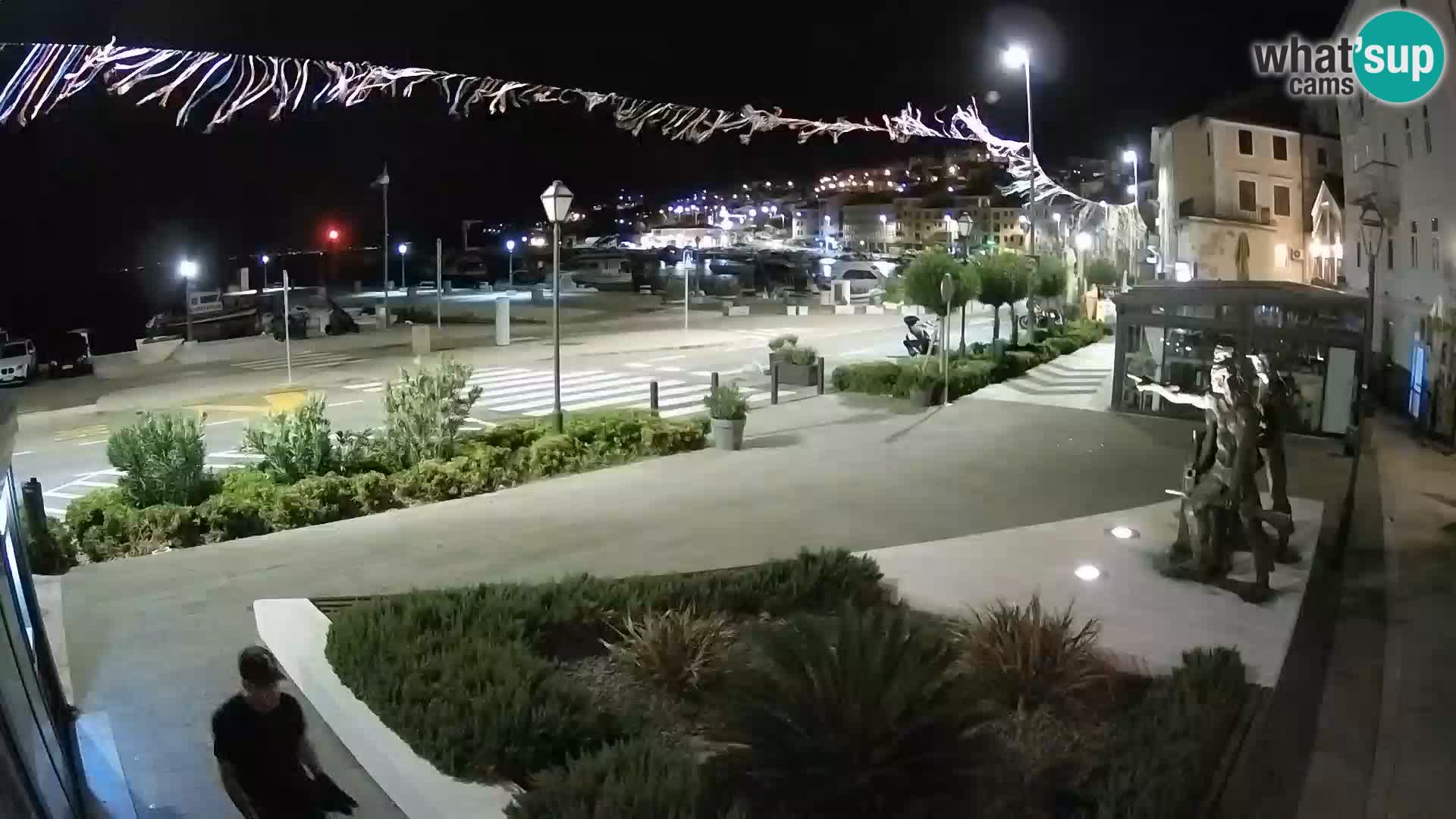 Live-Webcam Senj Riva – direkt am Meer – Kroatien