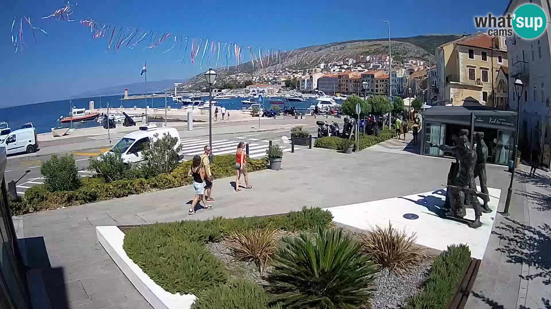 Live webcam Senj riva – seafront – Croatia