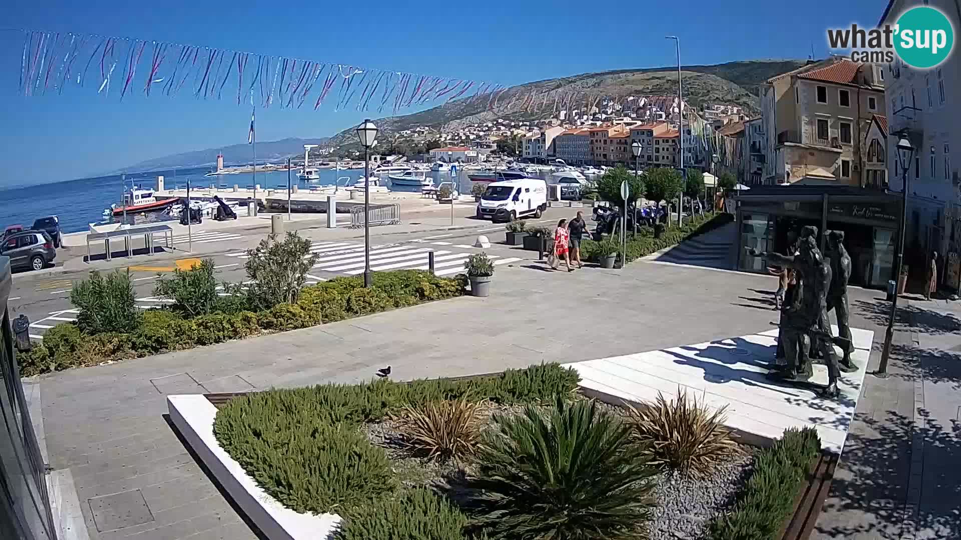 Live webcam Senj riva – seafront – Croatia
