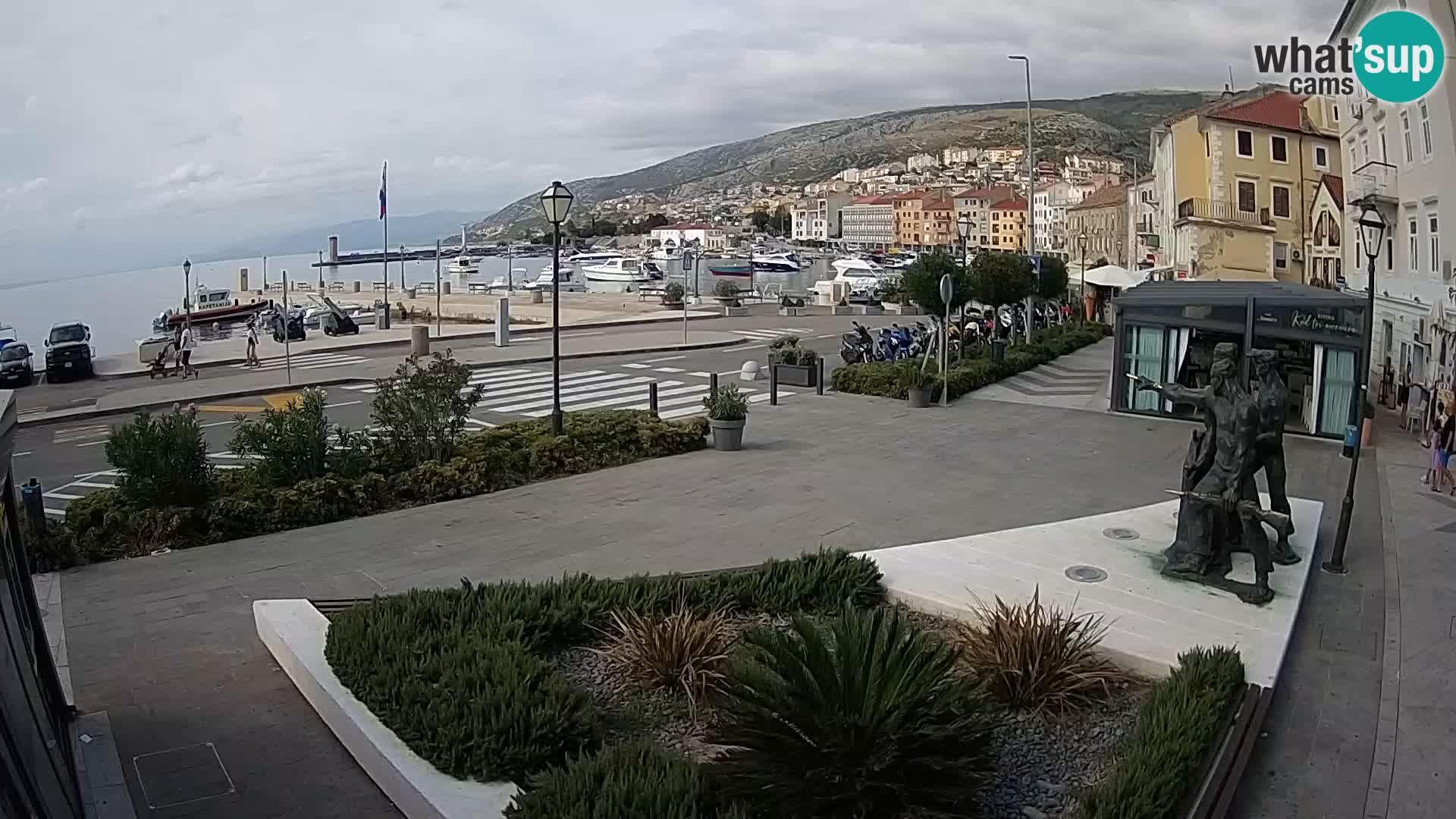 Live-Webcam Senj Riva – direkt am Meer – Kroatien