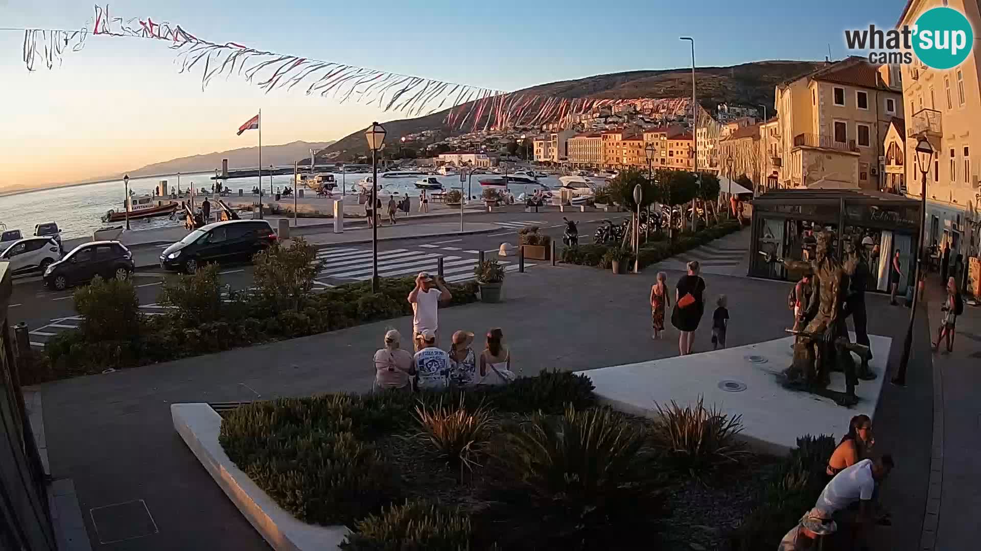 Live webcam Senj riva – seafront – Croatia