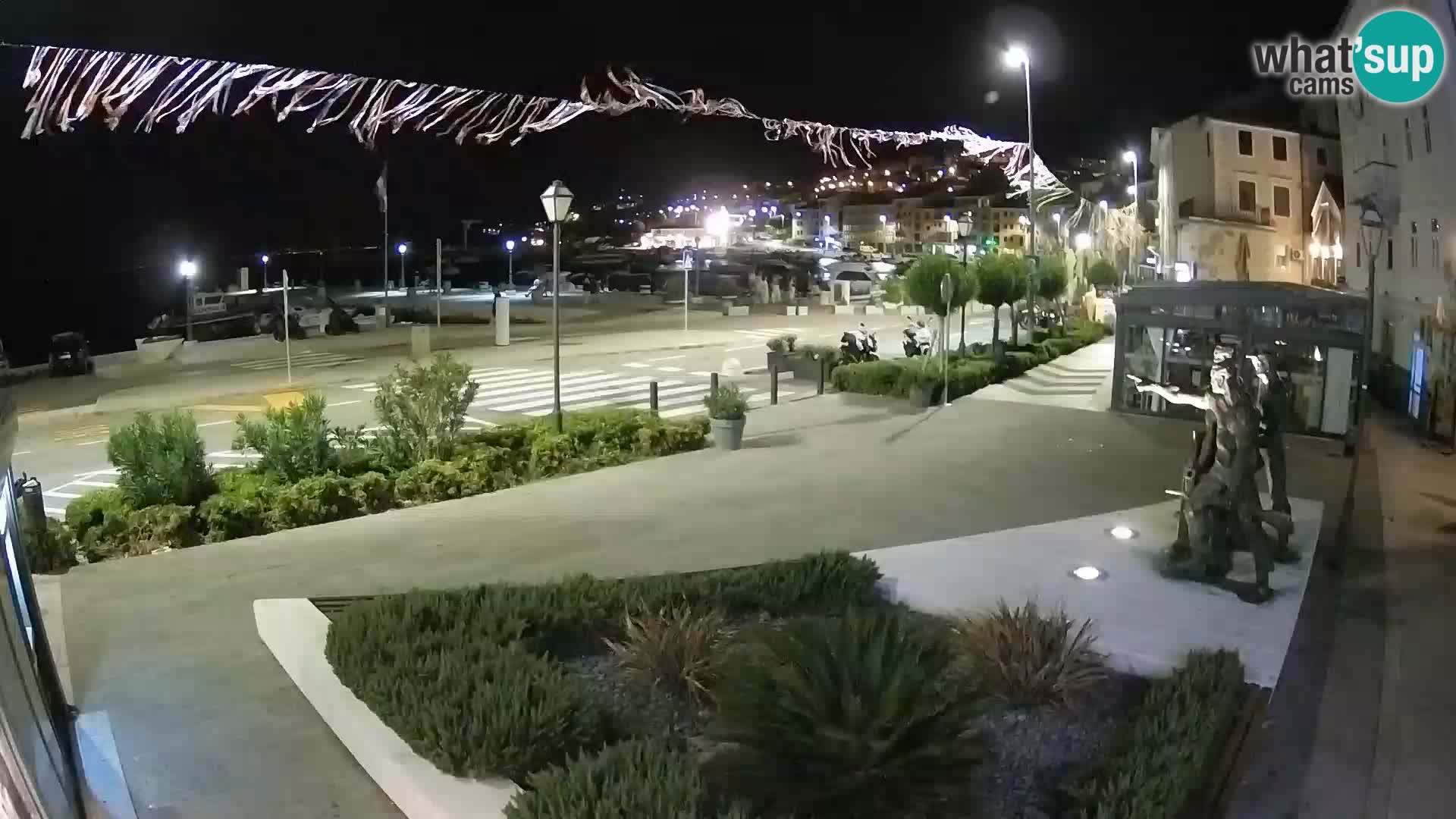 Live-Webcam Senj Riva – direkt am Meer – Kroatien