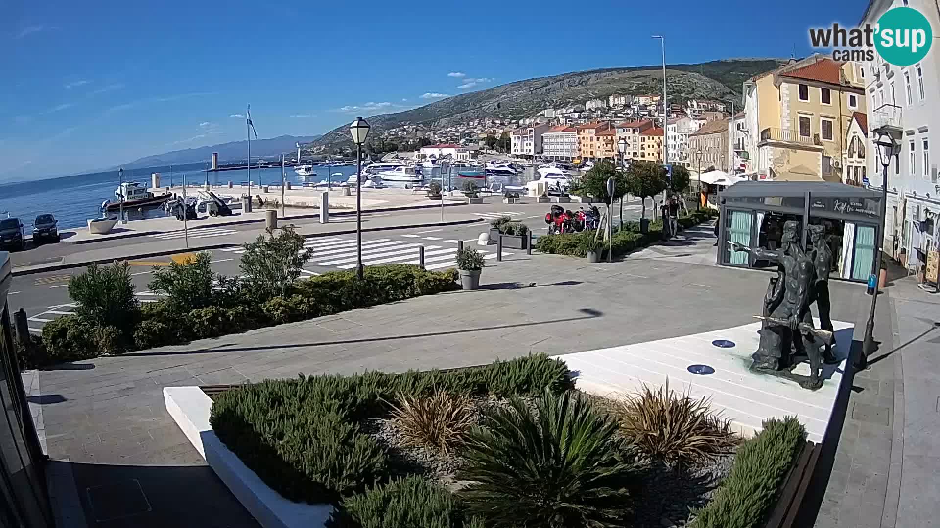 Live webcam Senj riva – seafront – Croatia